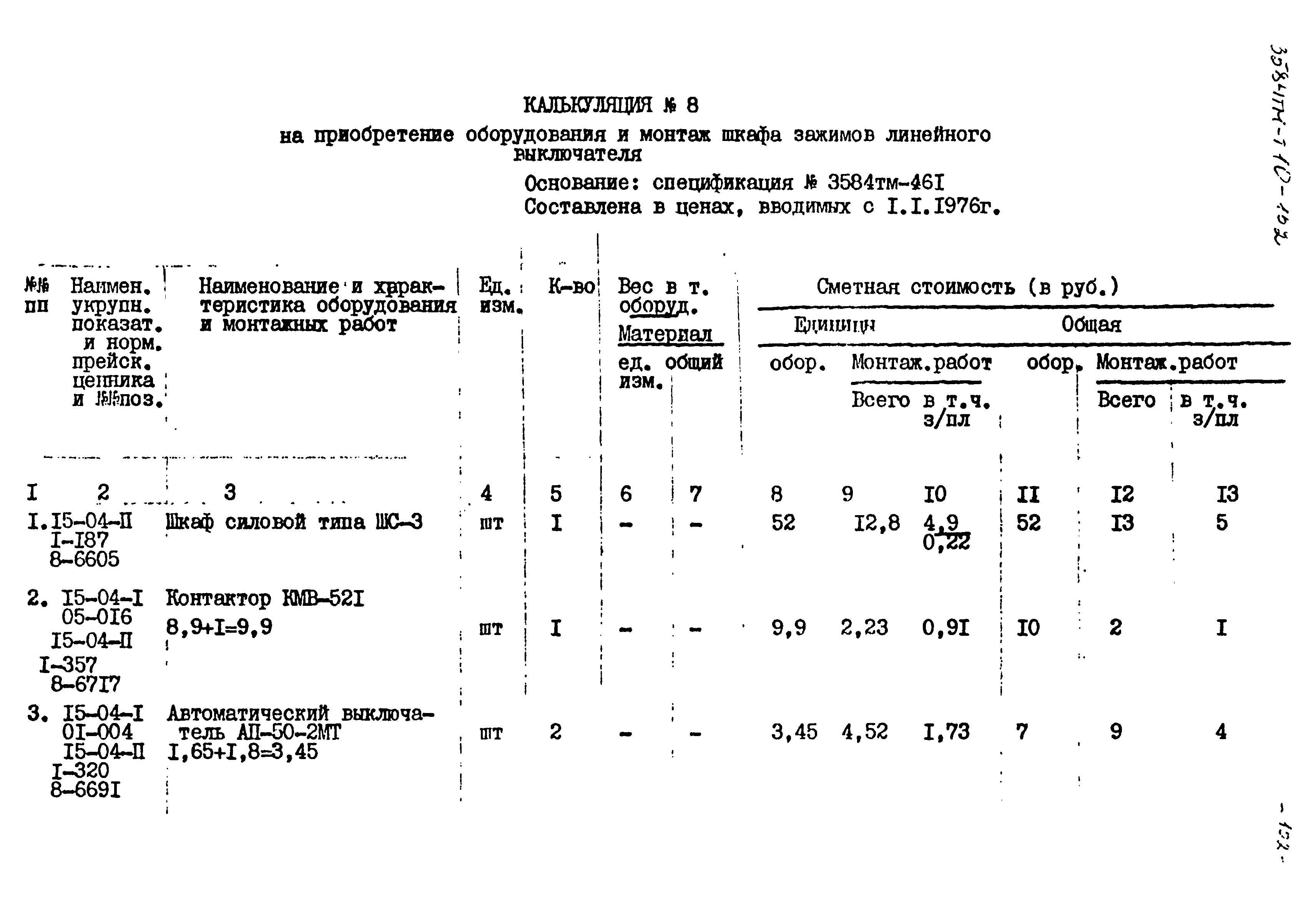 Типовой проект 3584тм