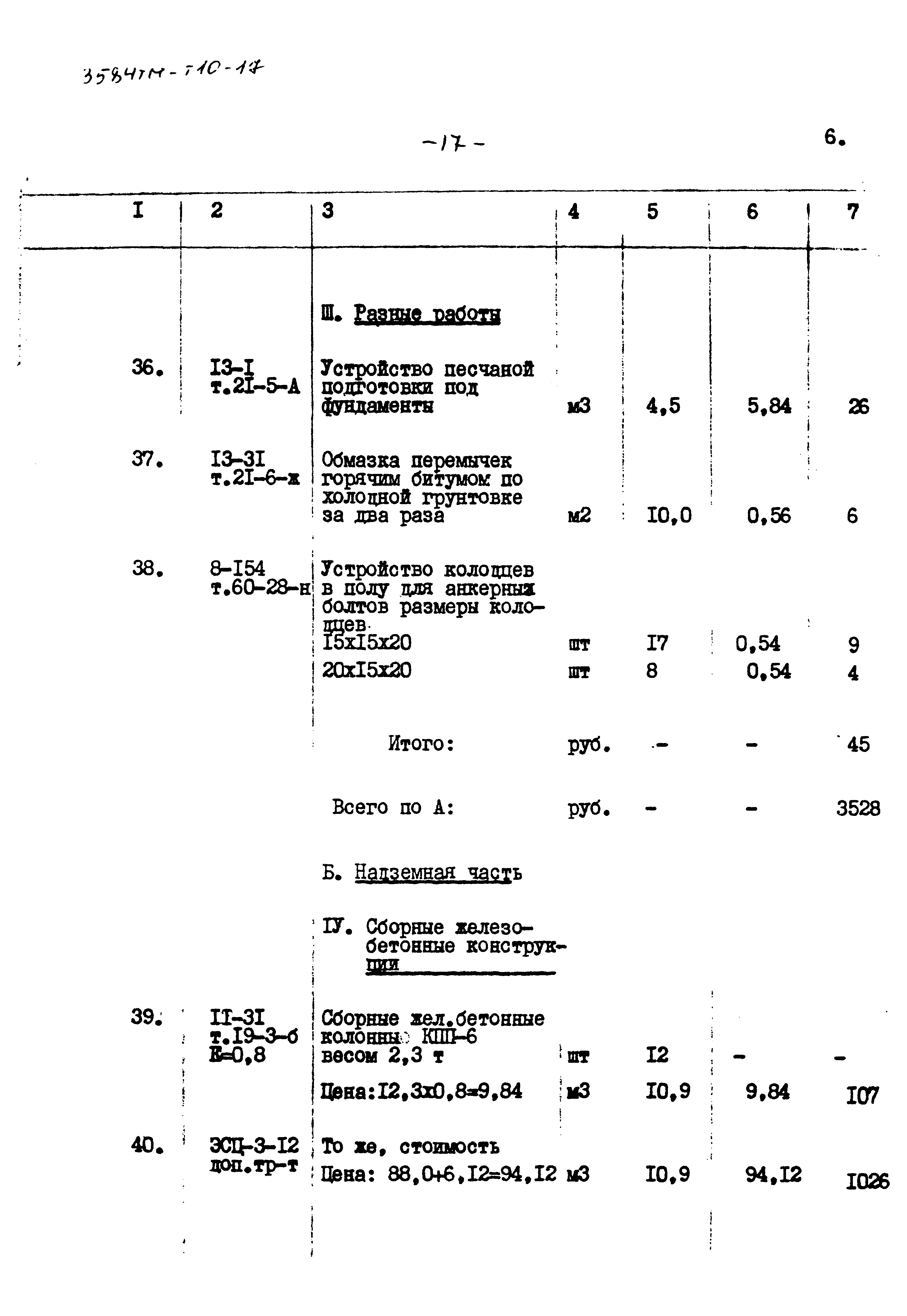 Типовой проект 3584тм