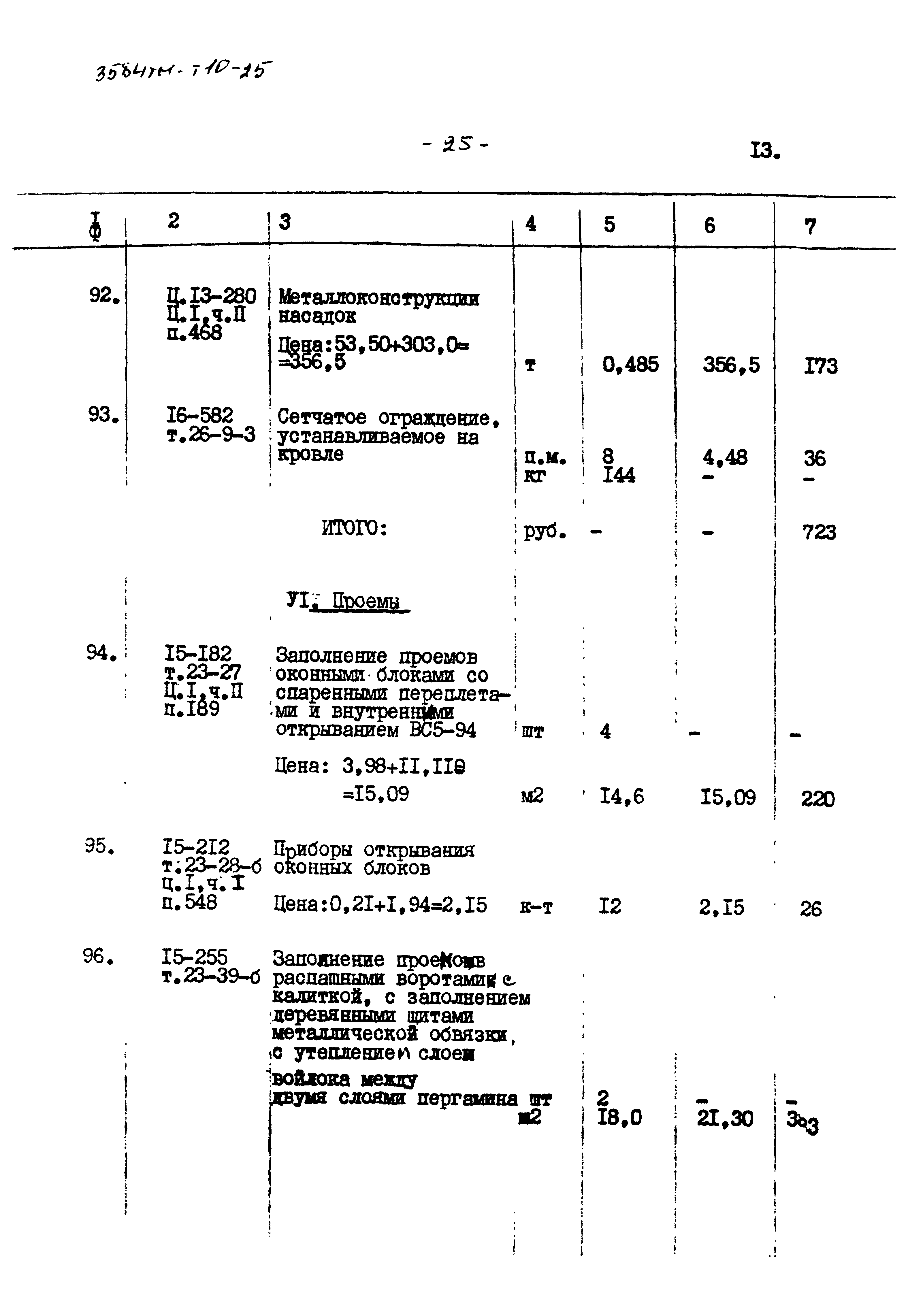 Типовой проект 3584тм