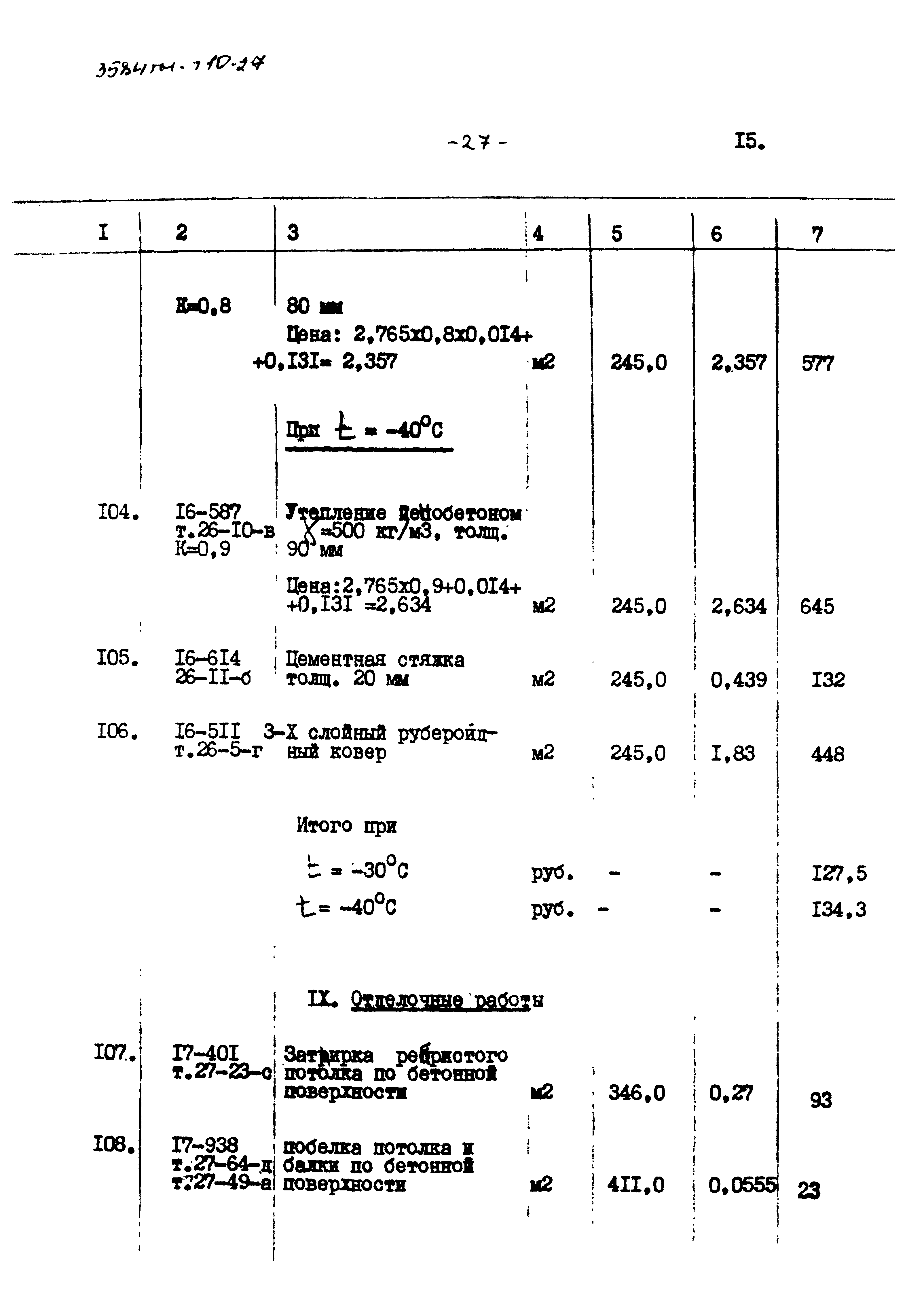 Типовой проект 3584тм