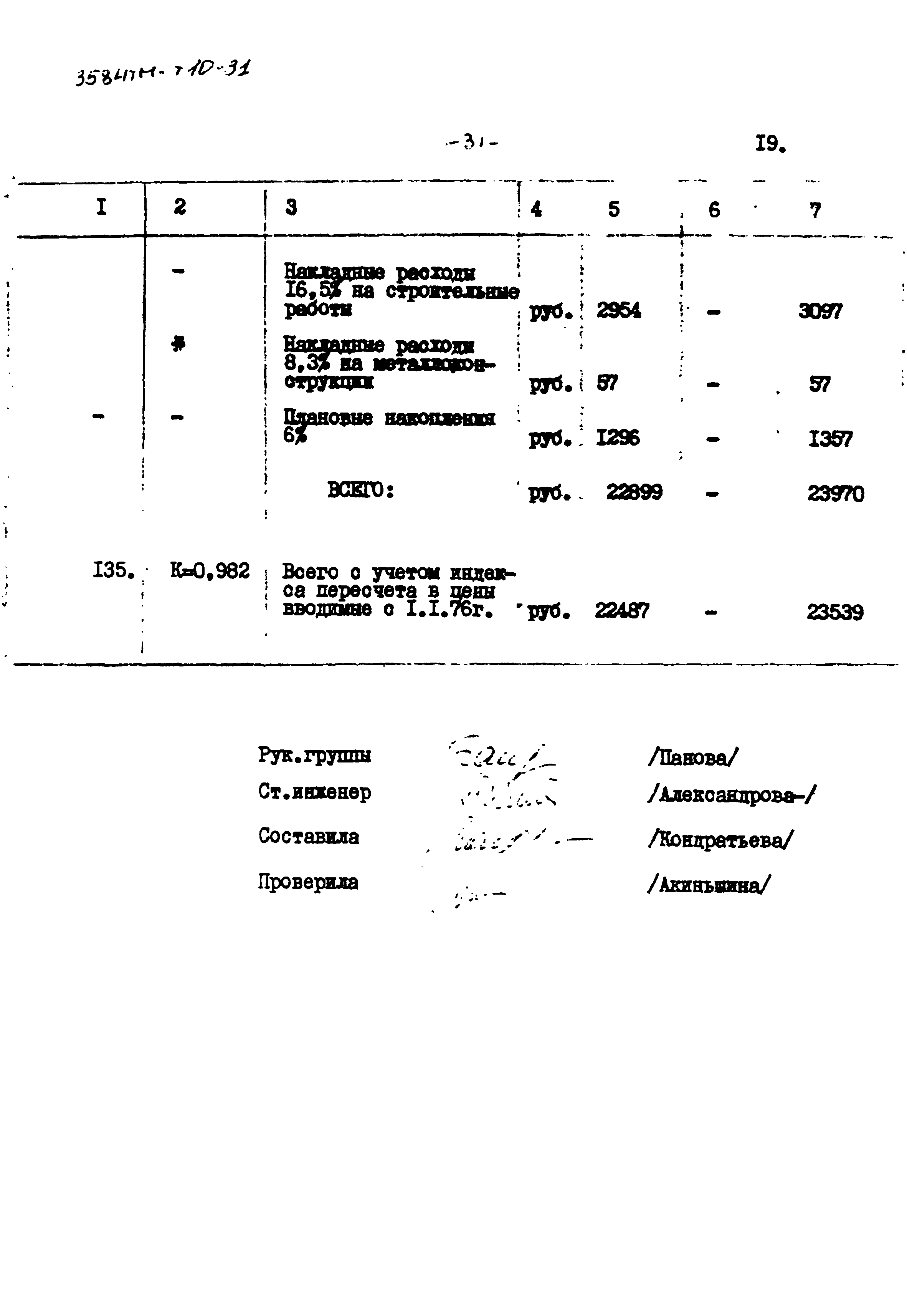 Типовой проект 3584тм