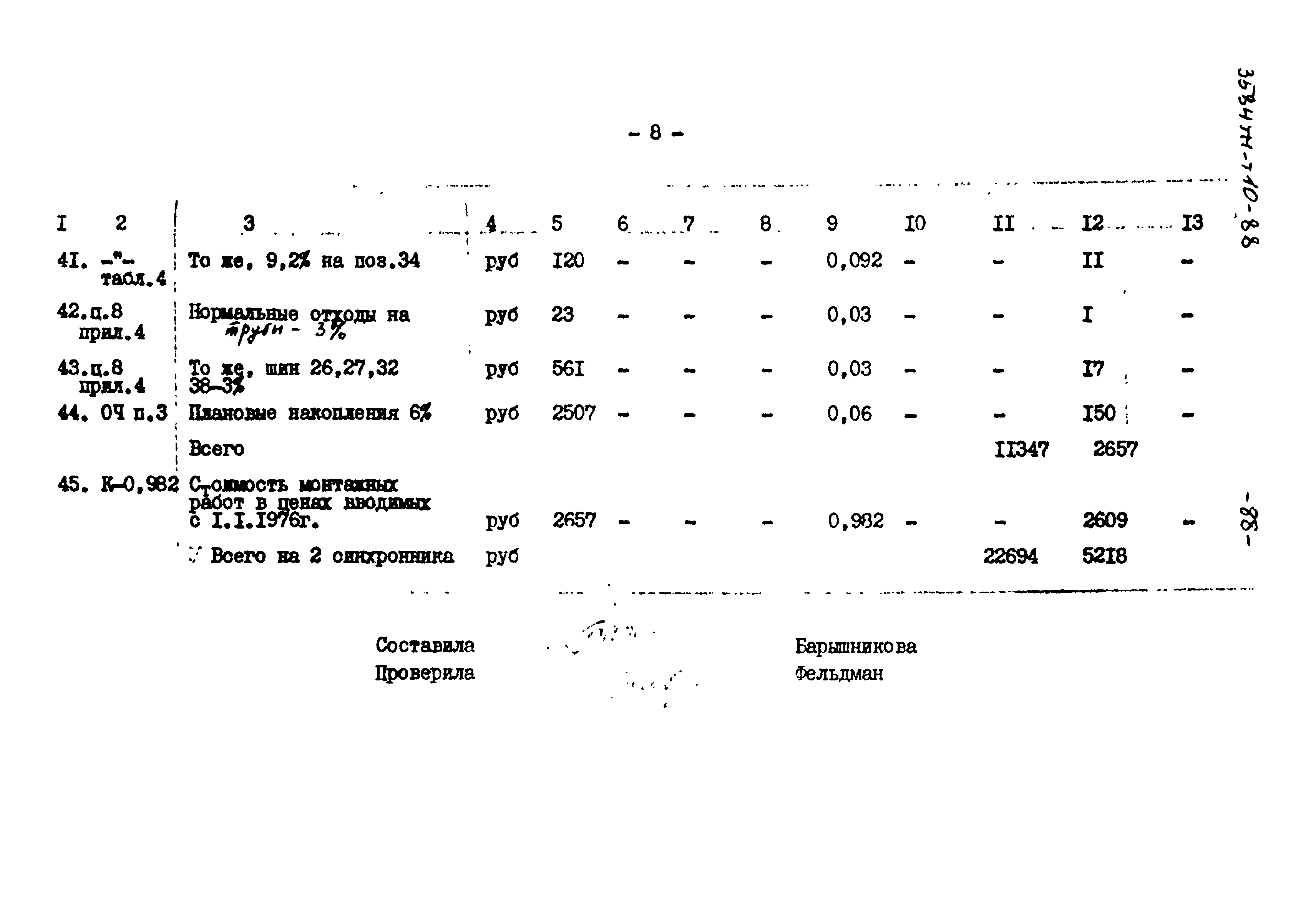 Типовой проект 3584тм