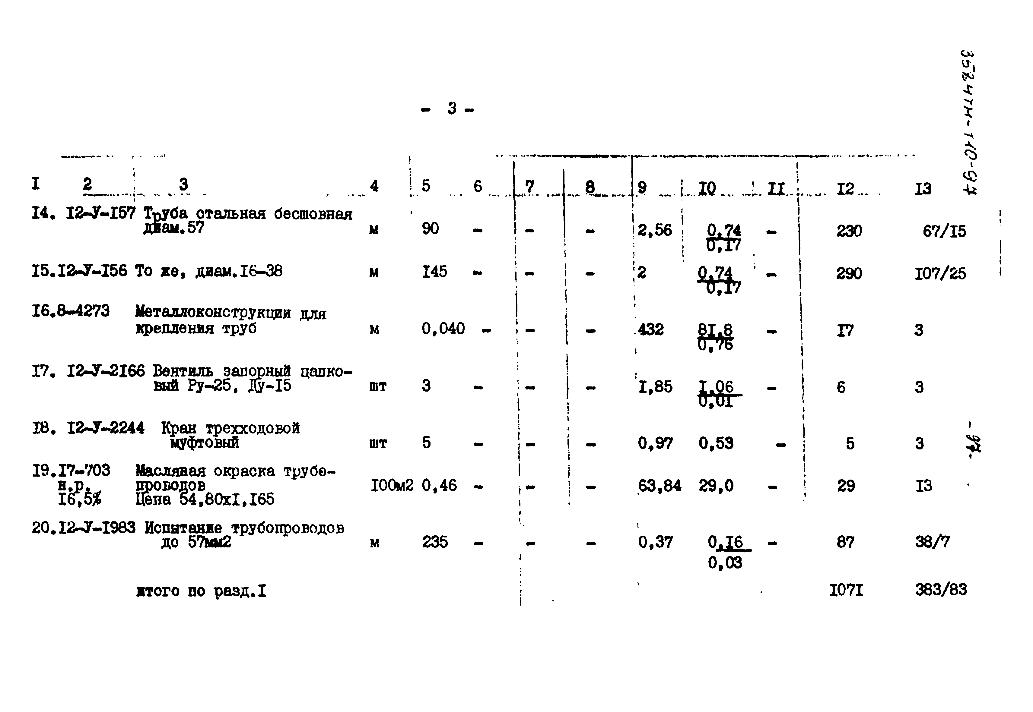 Типовой проект 3584тм