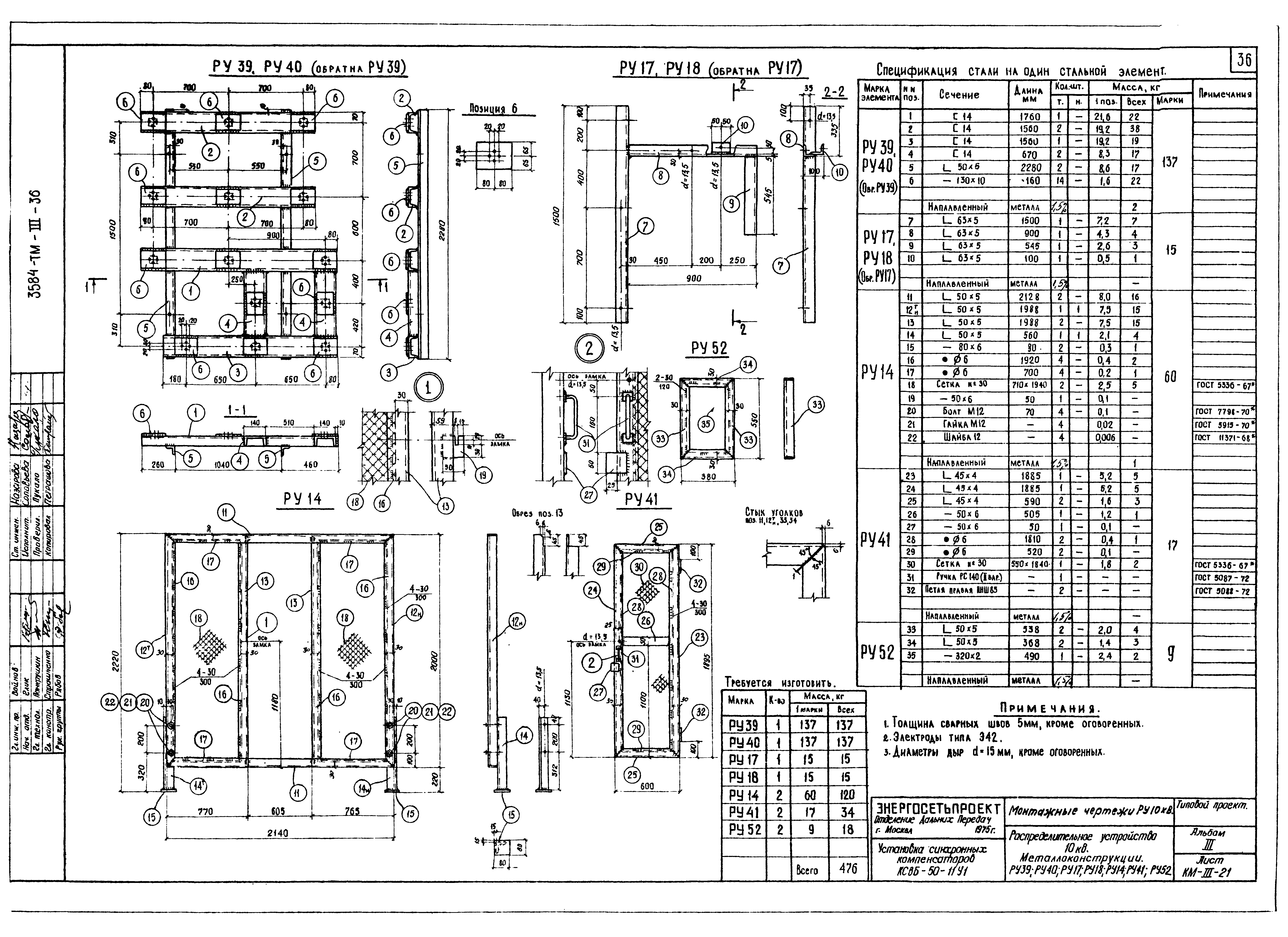 Типовой проект 3584тм