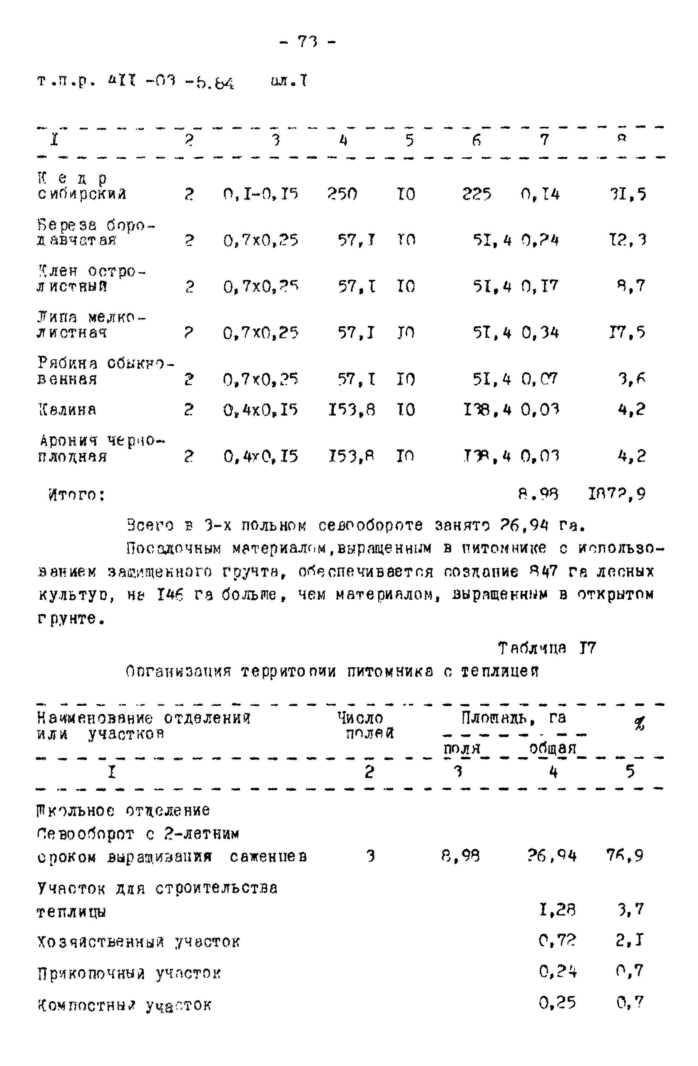 Типовые проектные решения 411-03-5.84