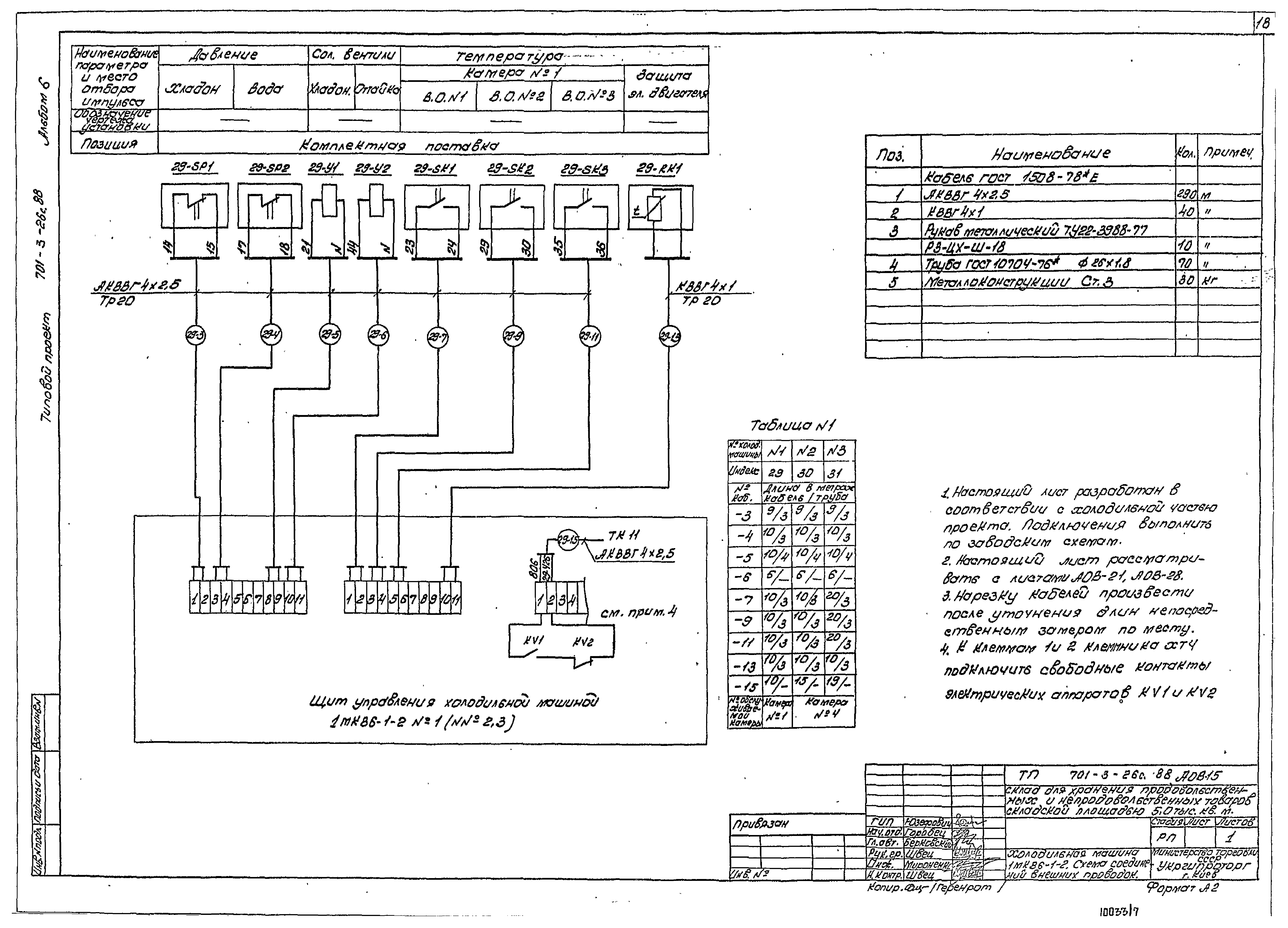 Типовой проект 701-3-26с.88