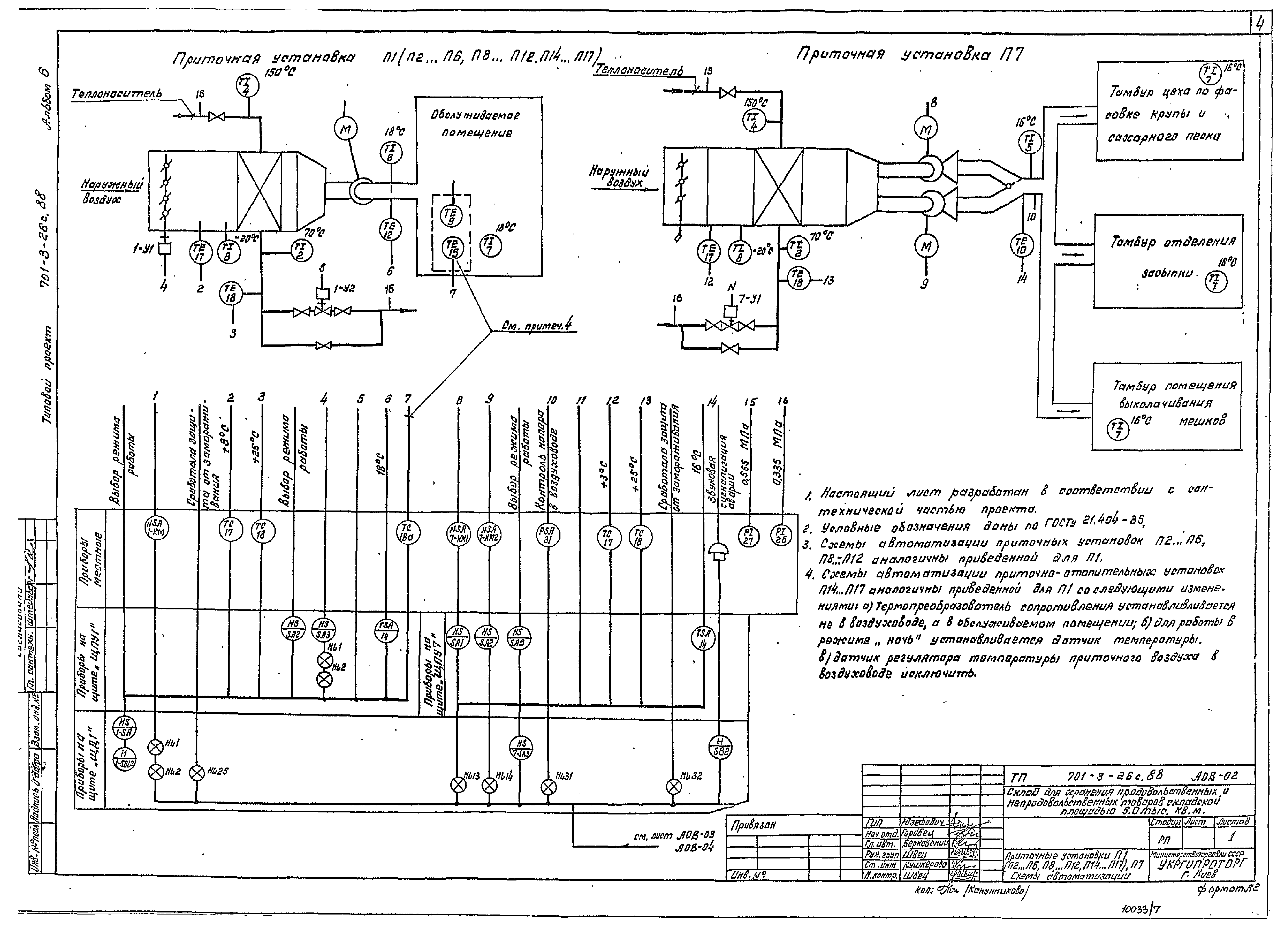 Типовой проект 701-3-26с.88