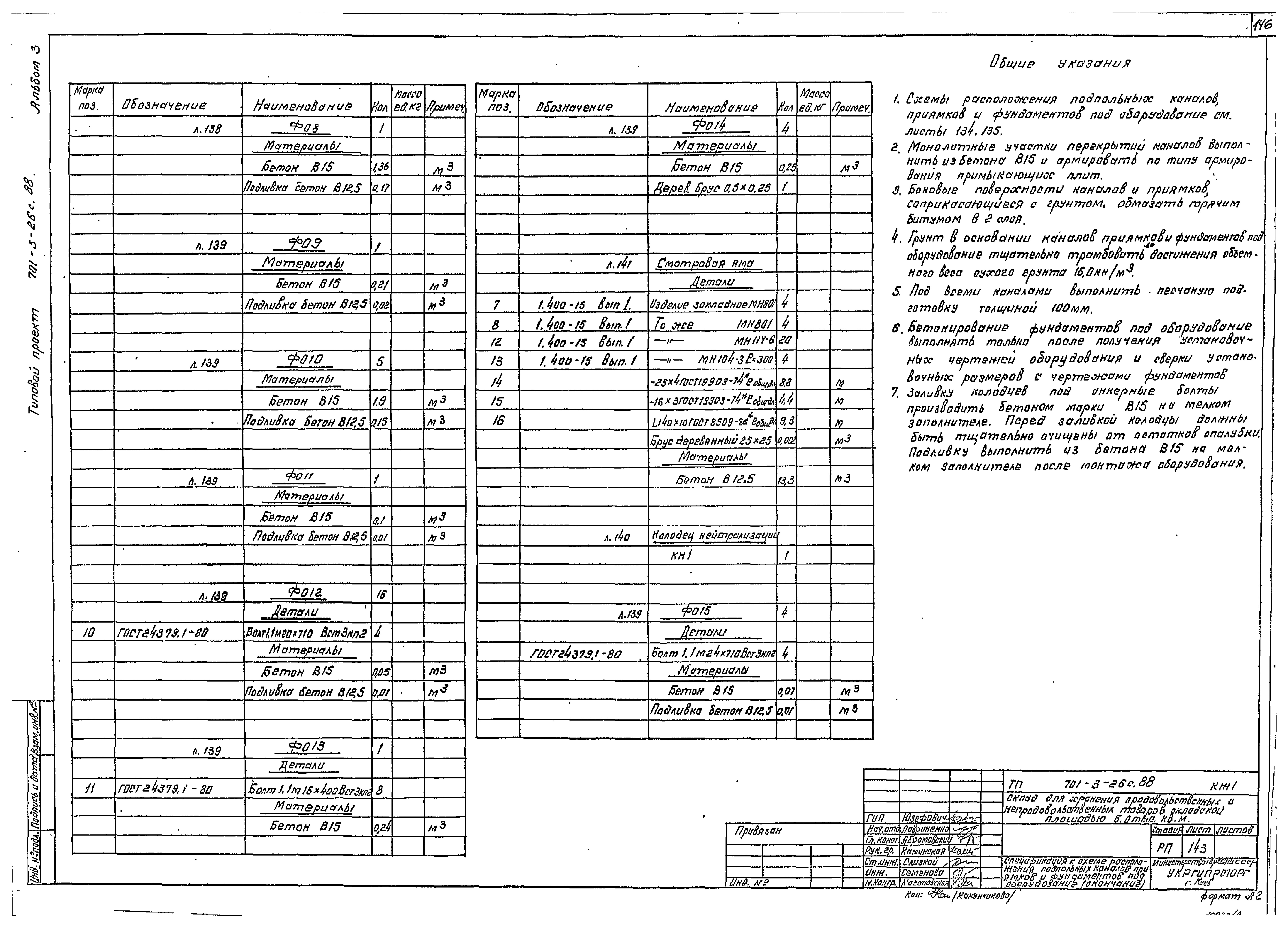 Типовой проект 701-3-26с.88