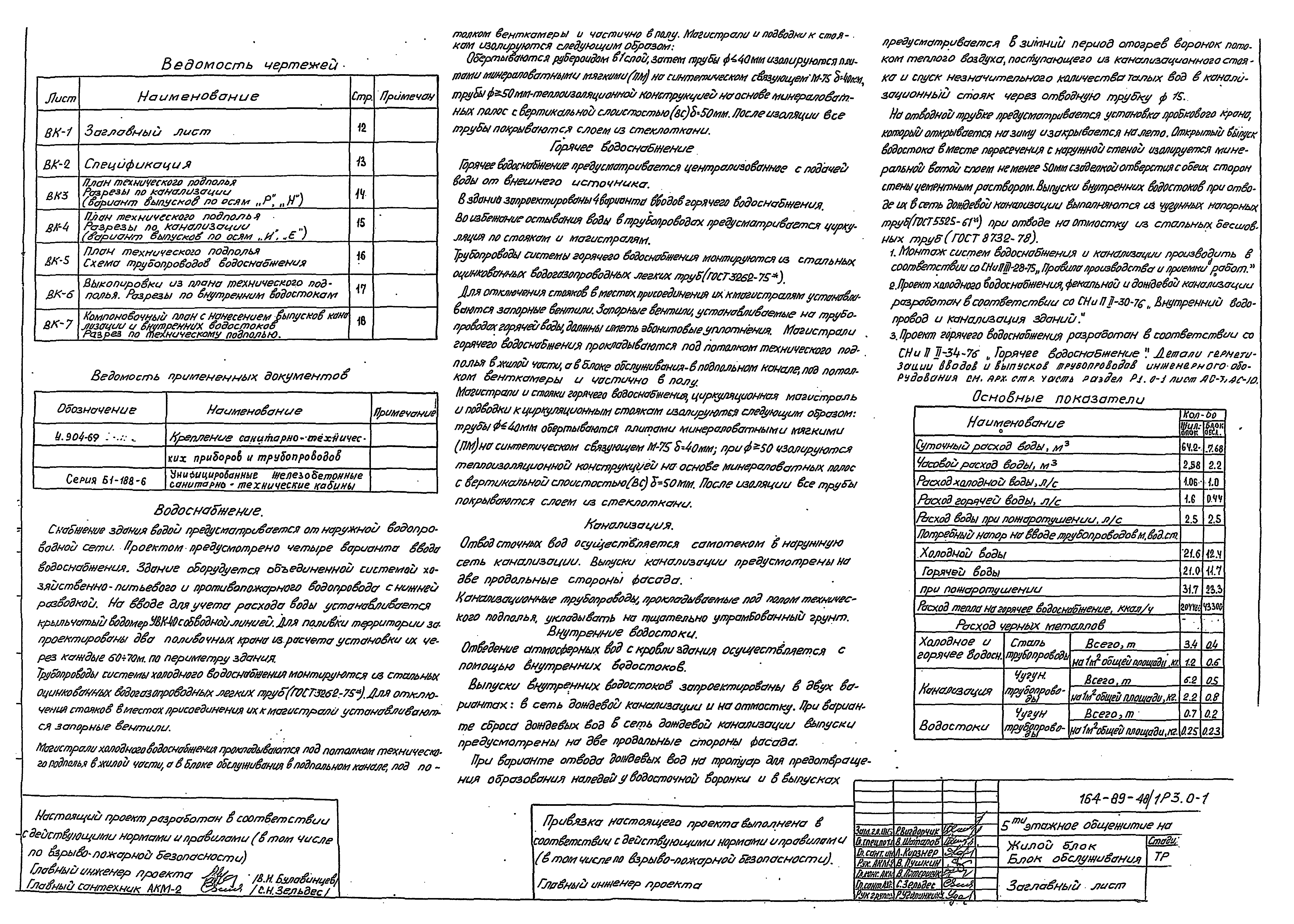Типовой проект 164-89-48/1