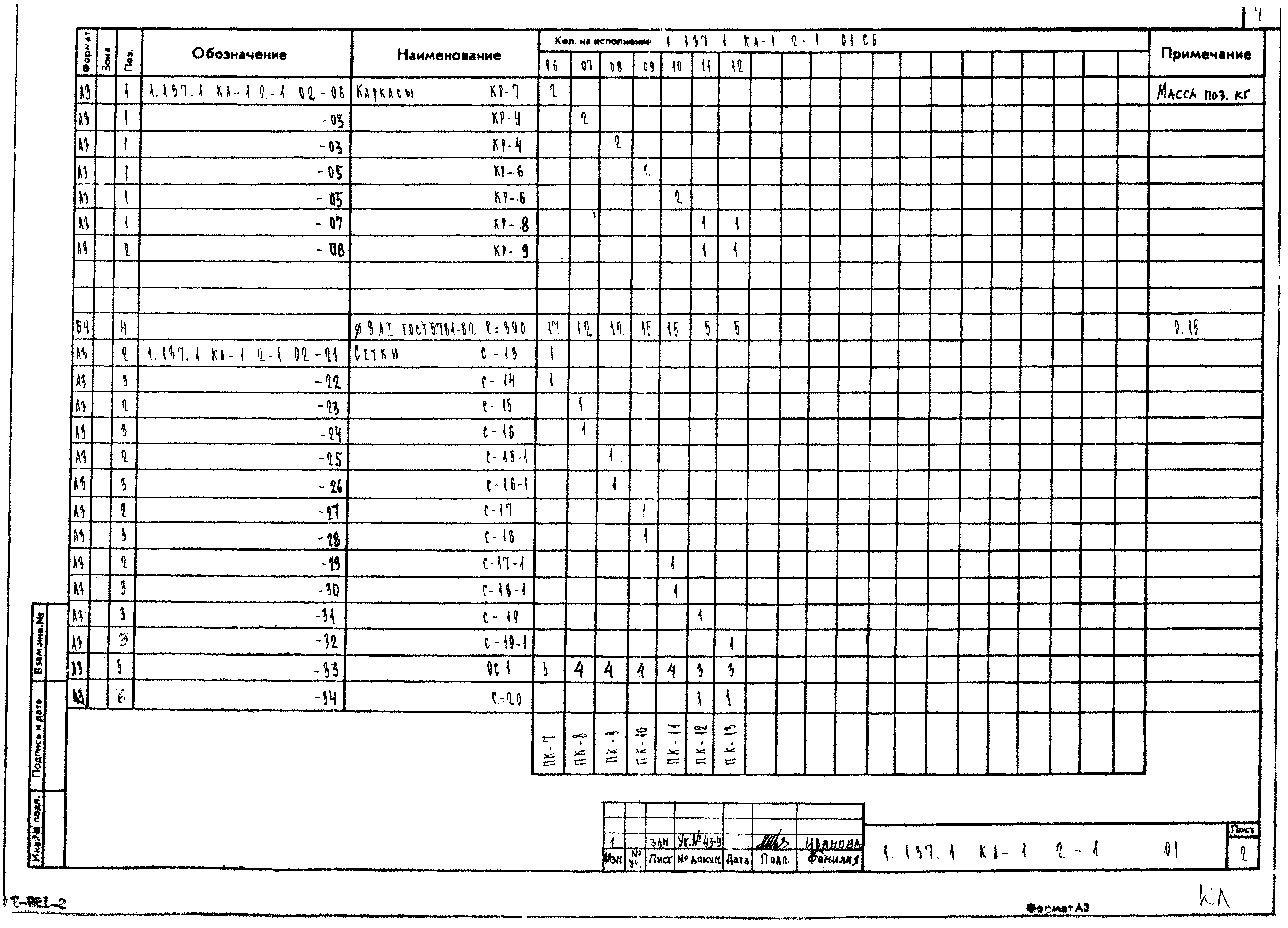 Серия 1.137.1КЛ-1