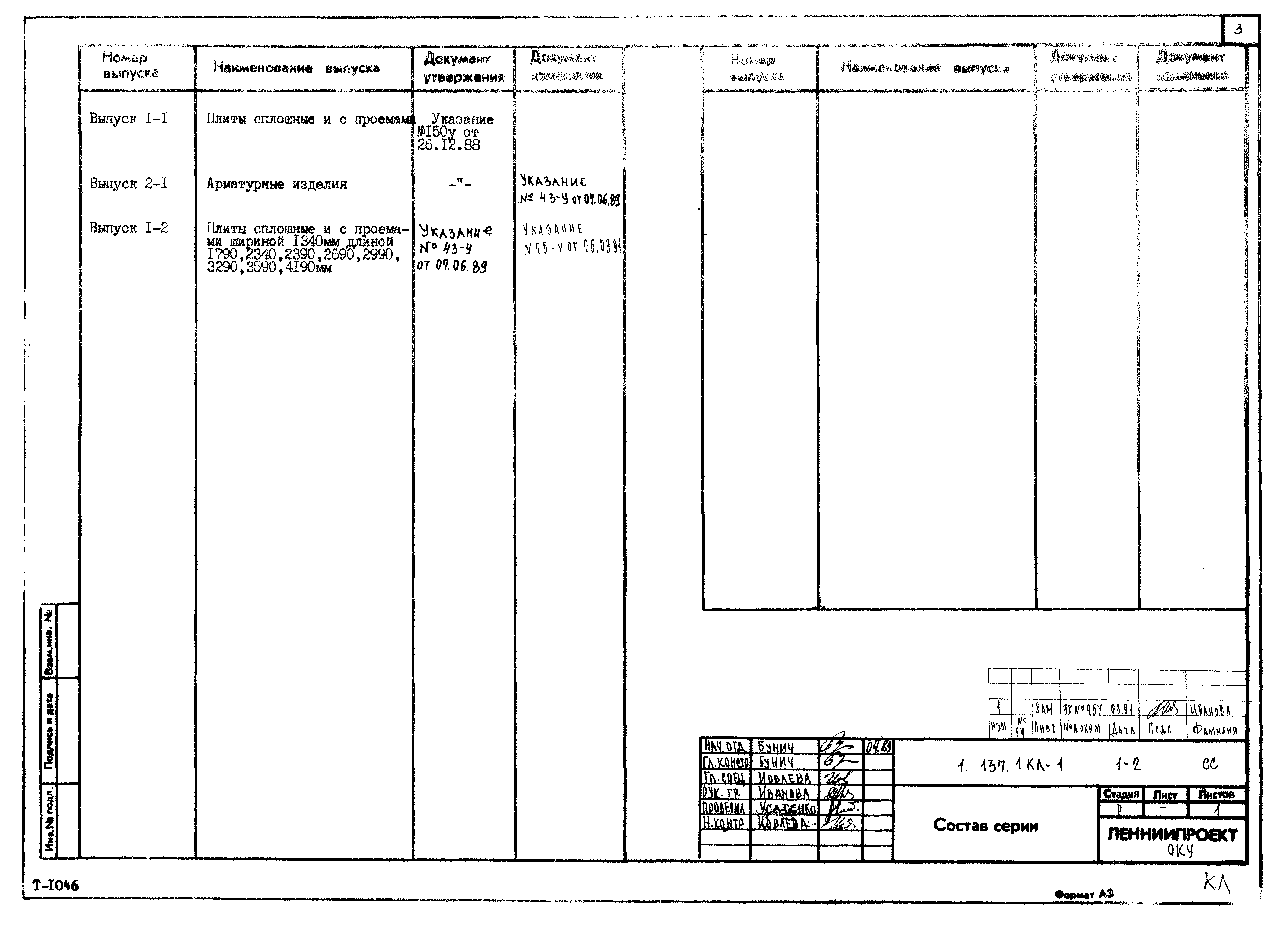 Серия 1.137.1КЛ-1