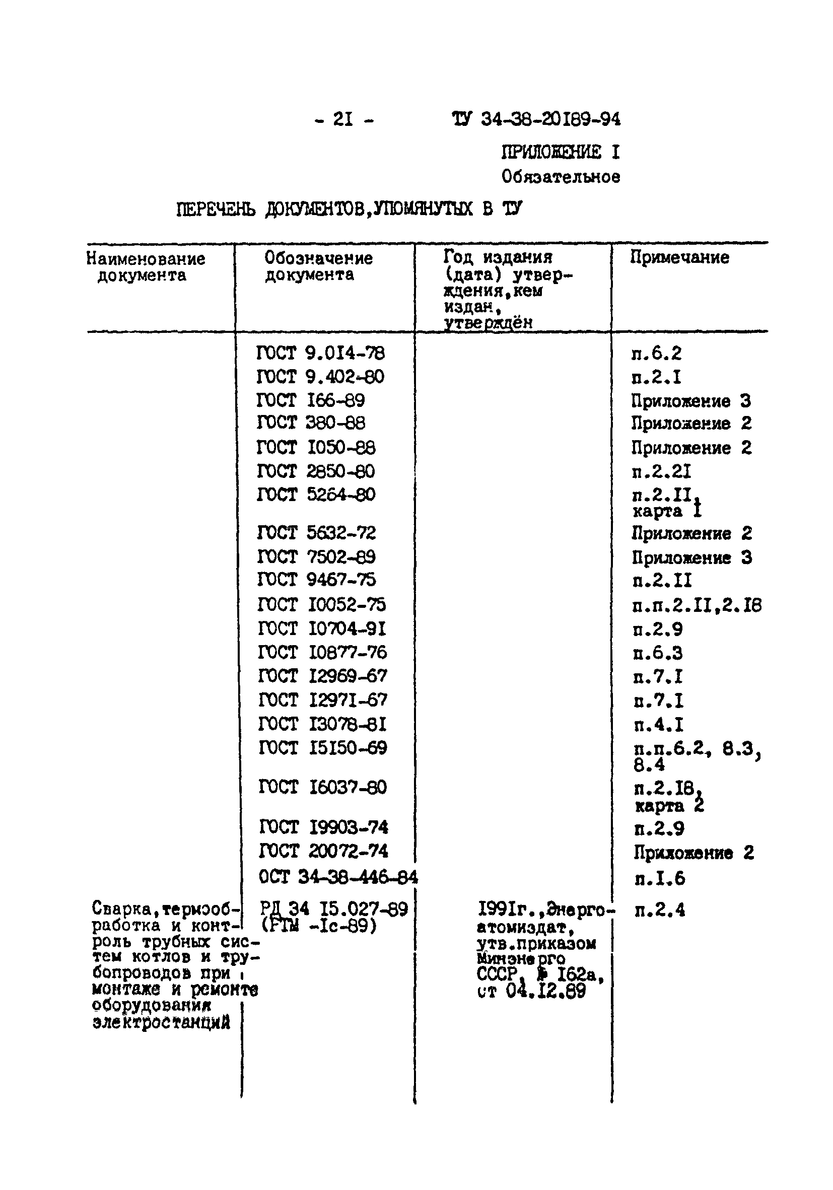 ТУ 34-38-20189-94