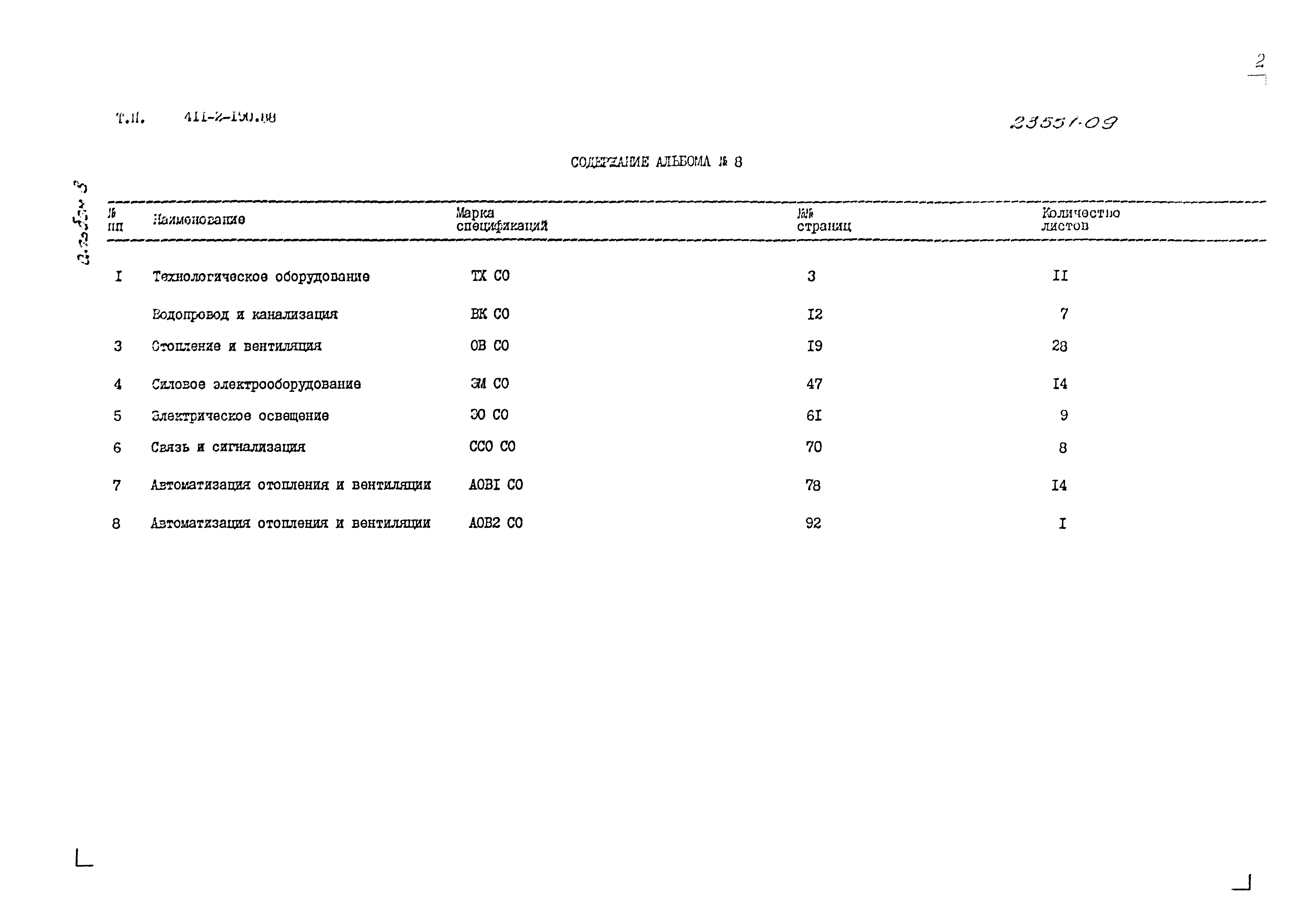 Типовой проект 411-2-190.88