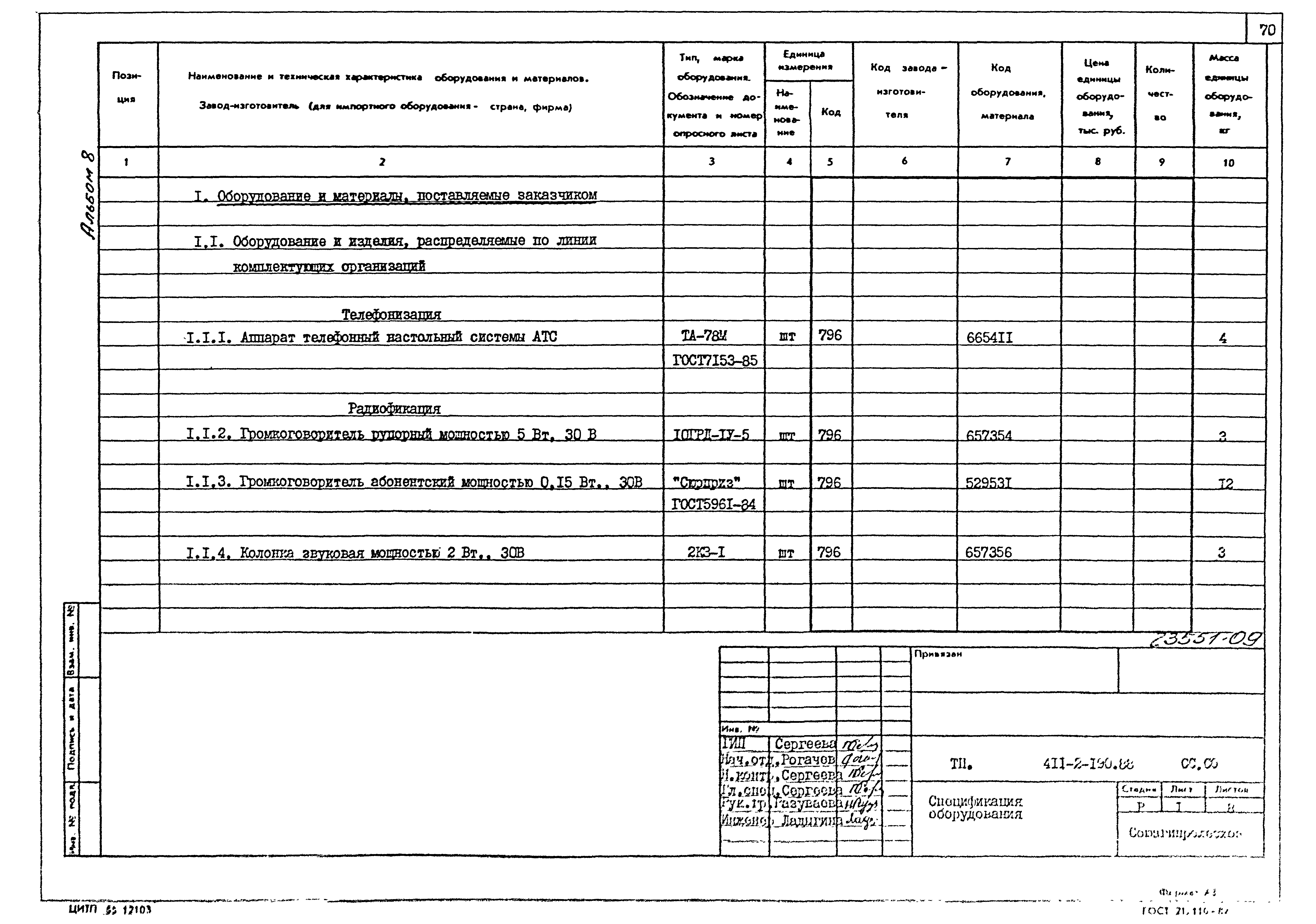 Типовой проект 411-2-190.88
