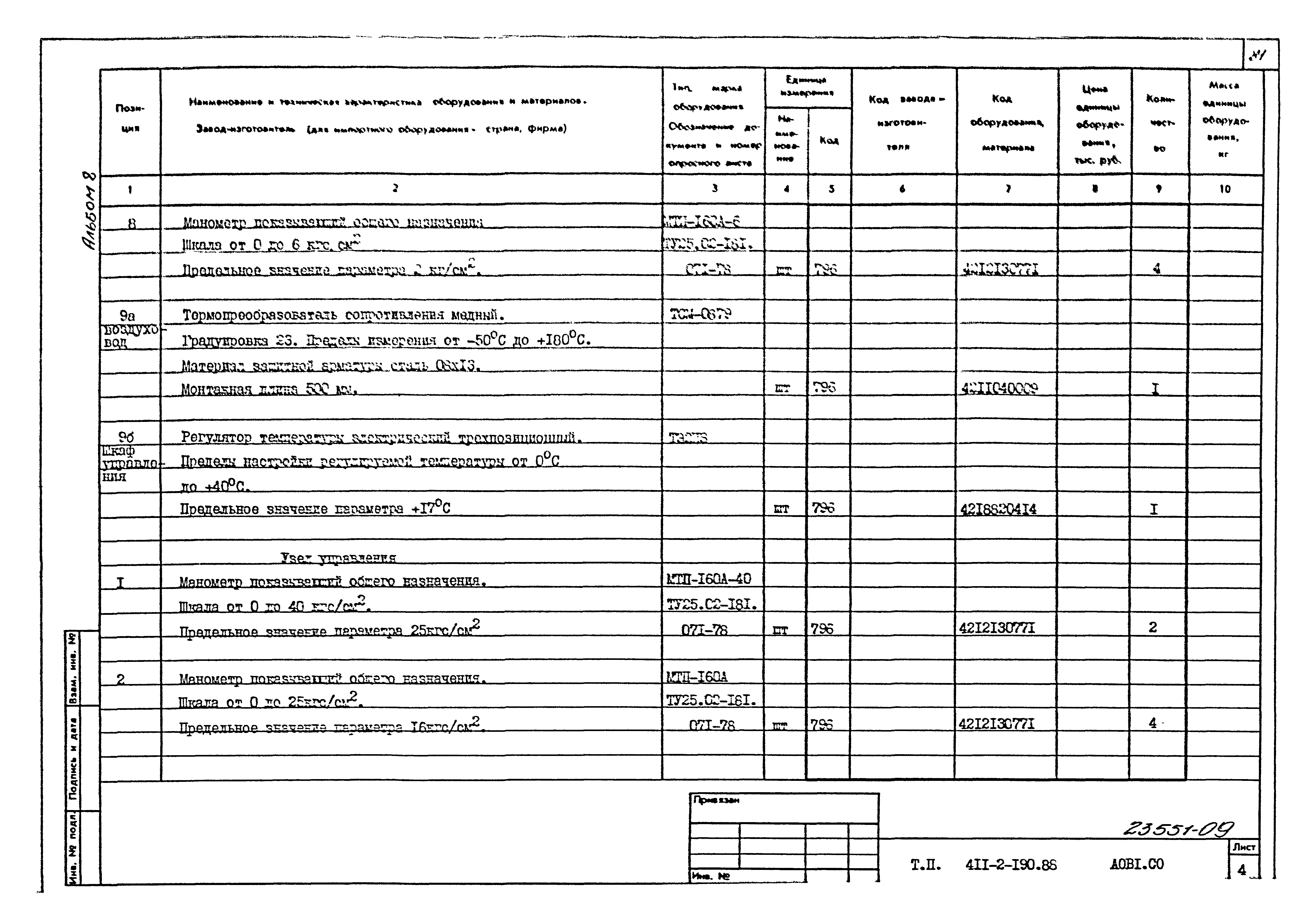 Типовой проект 411-2-190.88