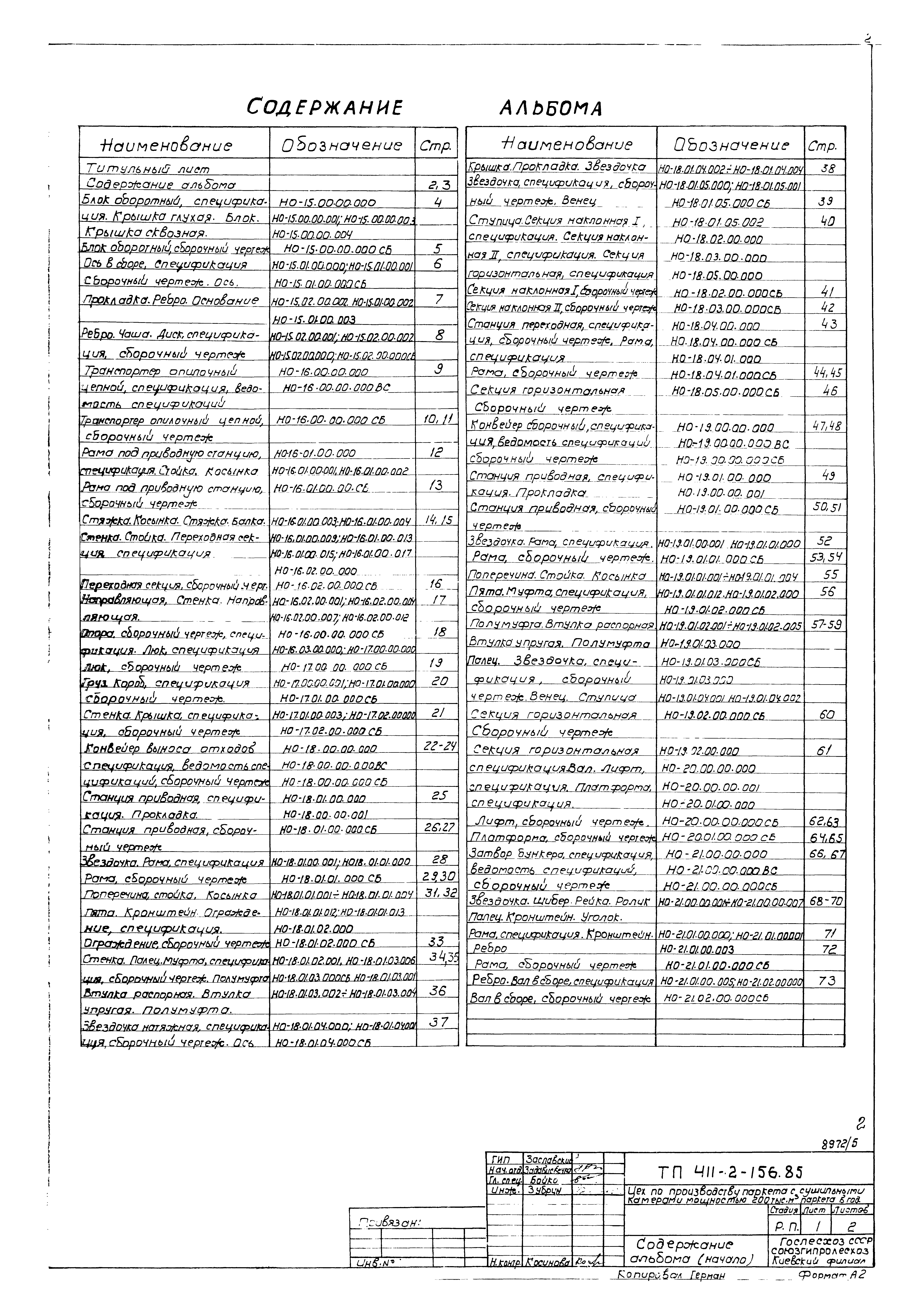Типовой проект 411-2-156.85