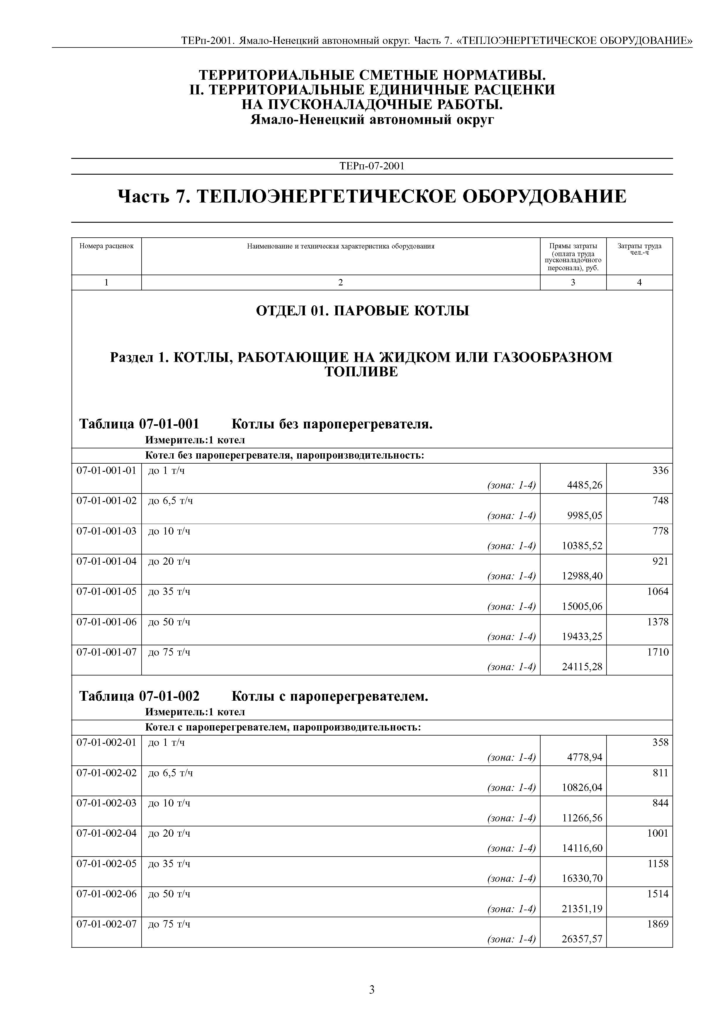 ТЕРп Ямало-Ненецкий автономный округ 81-05-07-2001