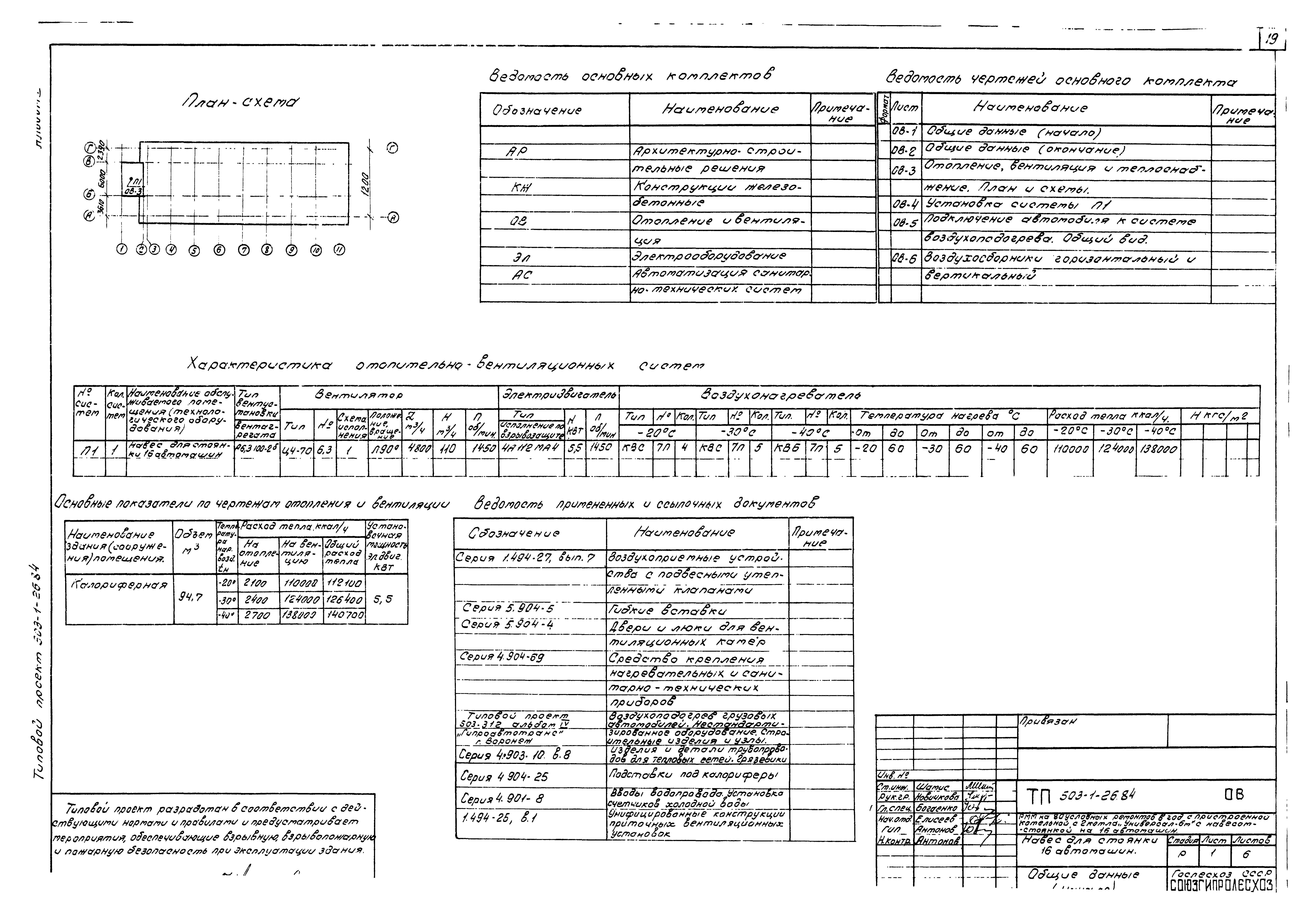 Типовой проект 503-1-26.84