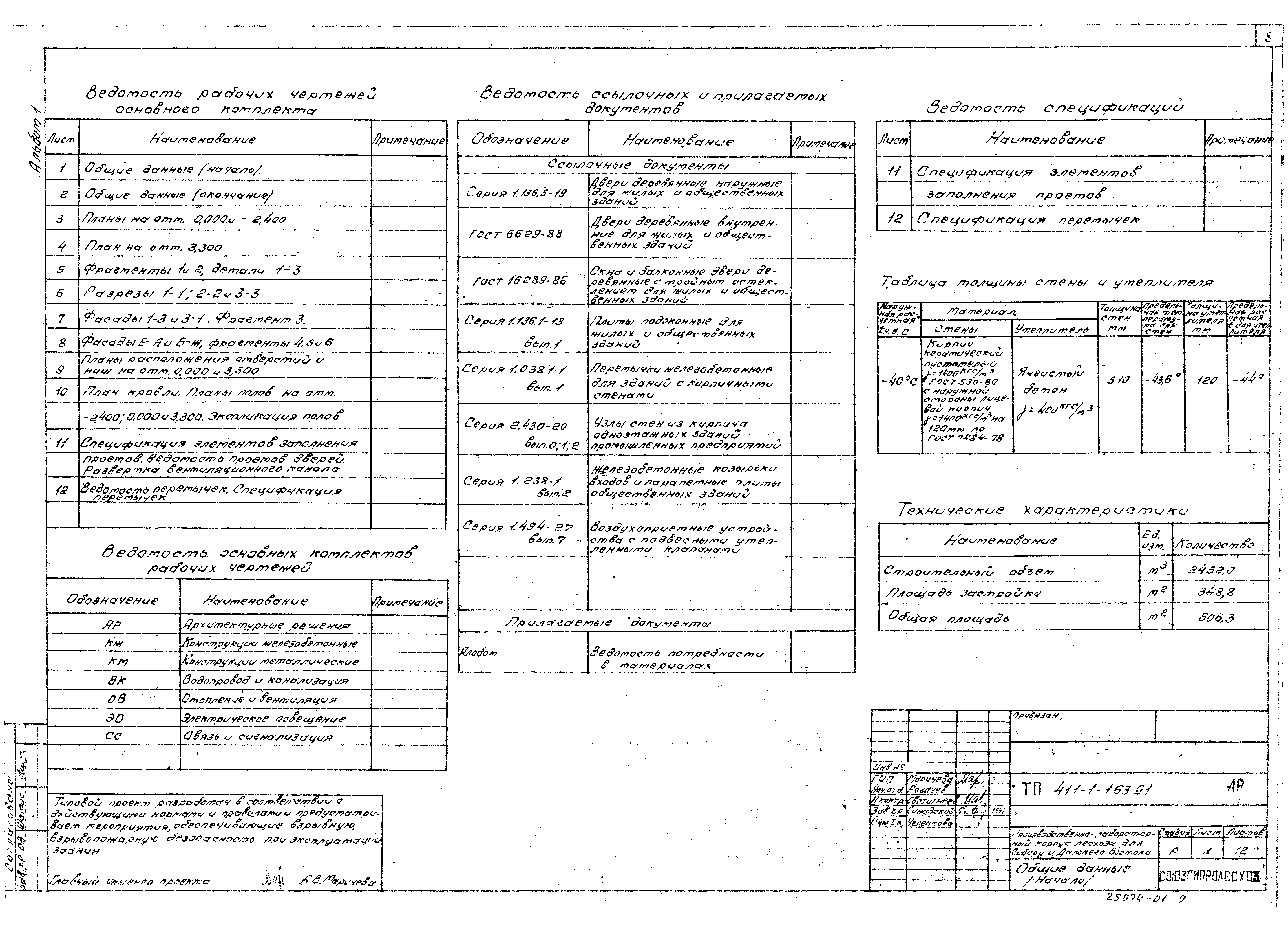 Типовой проект 411-1-163.91