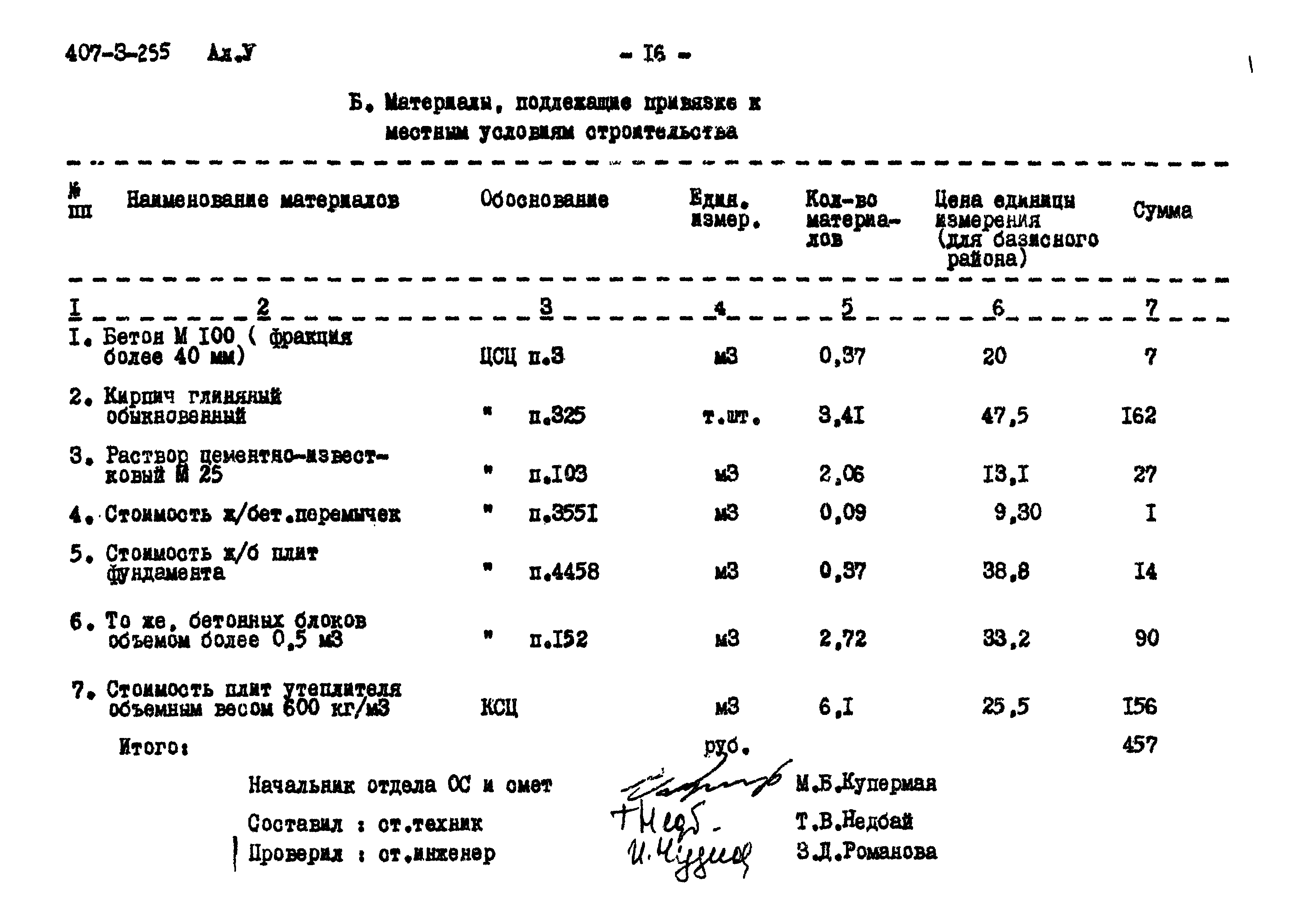 Типовой проект 407-3-255