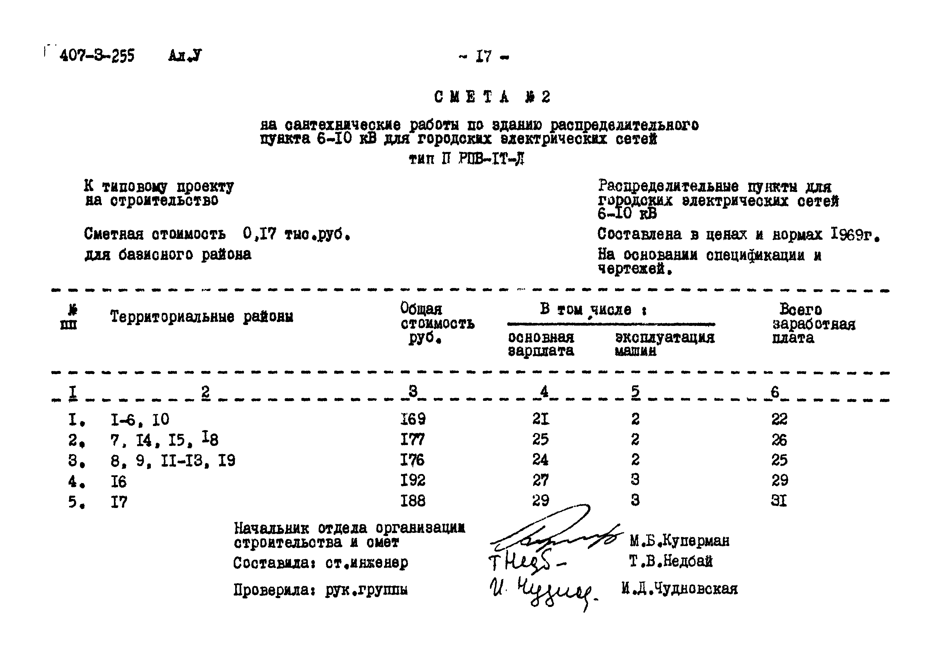 Типовой проект 407-3-255