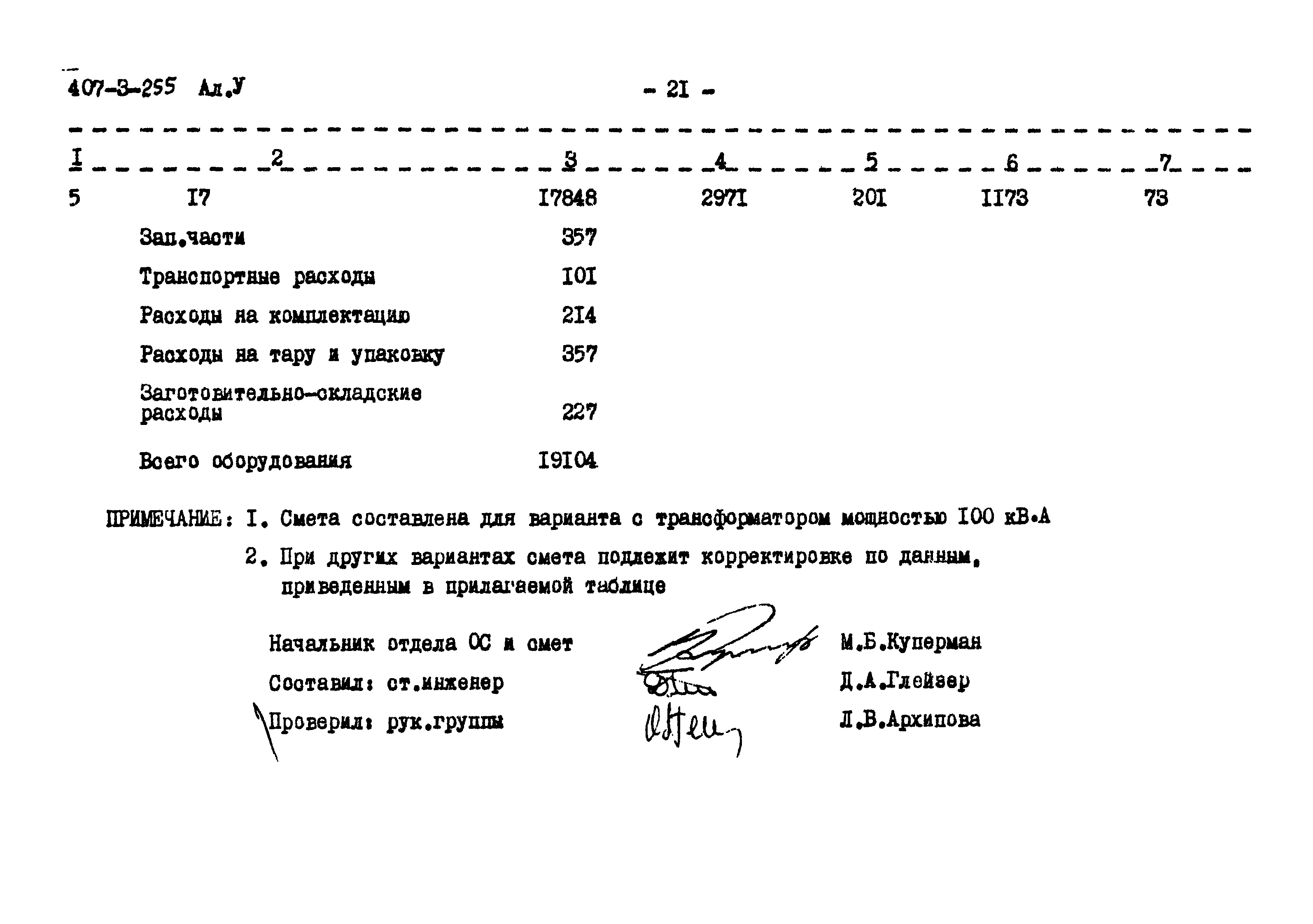 Типовой проект 407-3-255