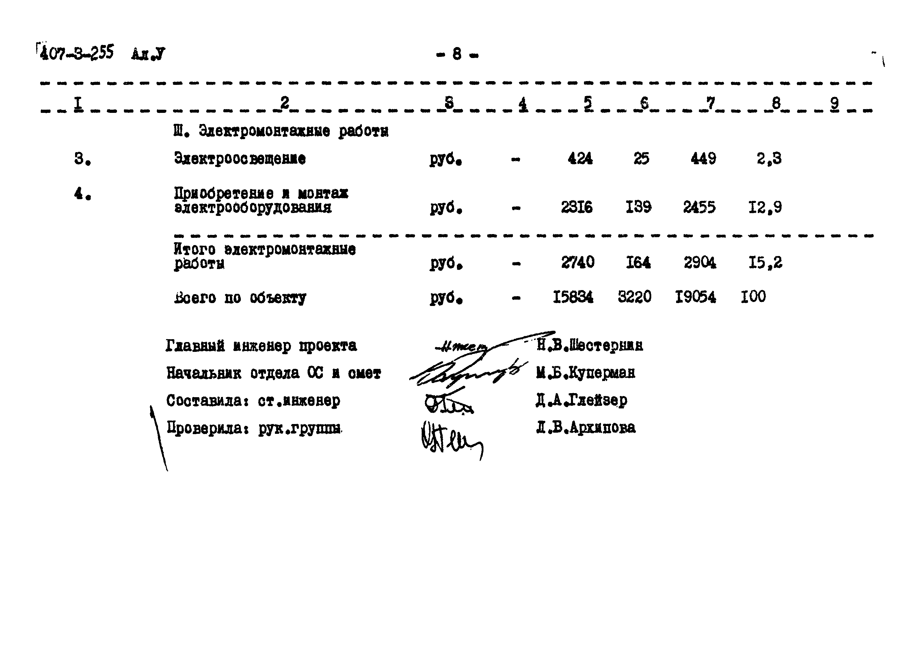 Типовой проект 407-3-255