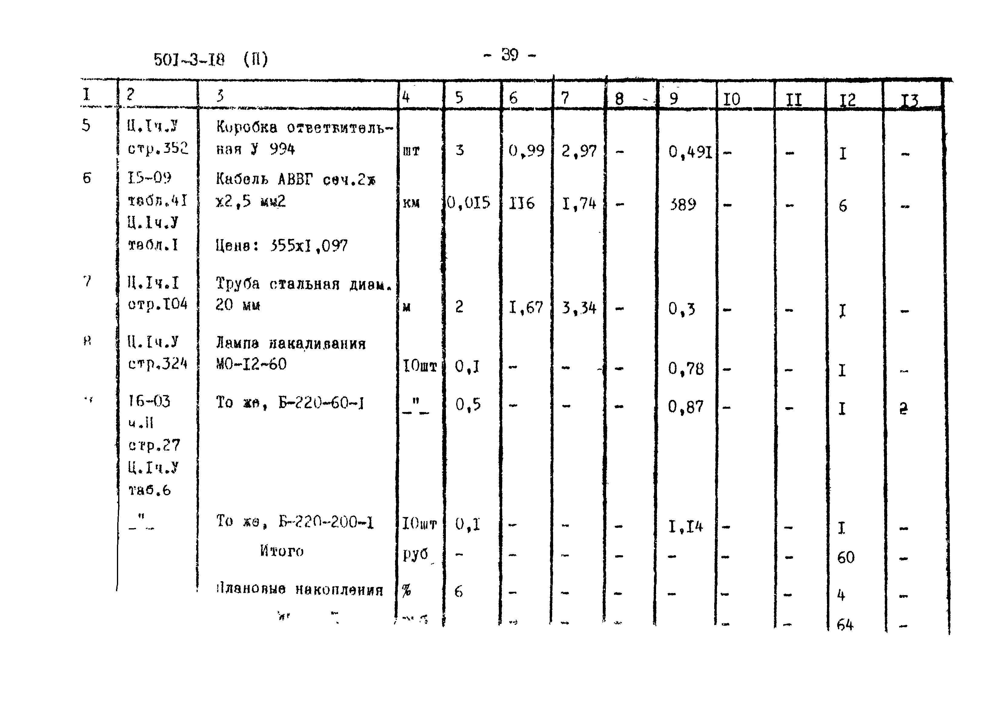 Типовой проект 501-3-18