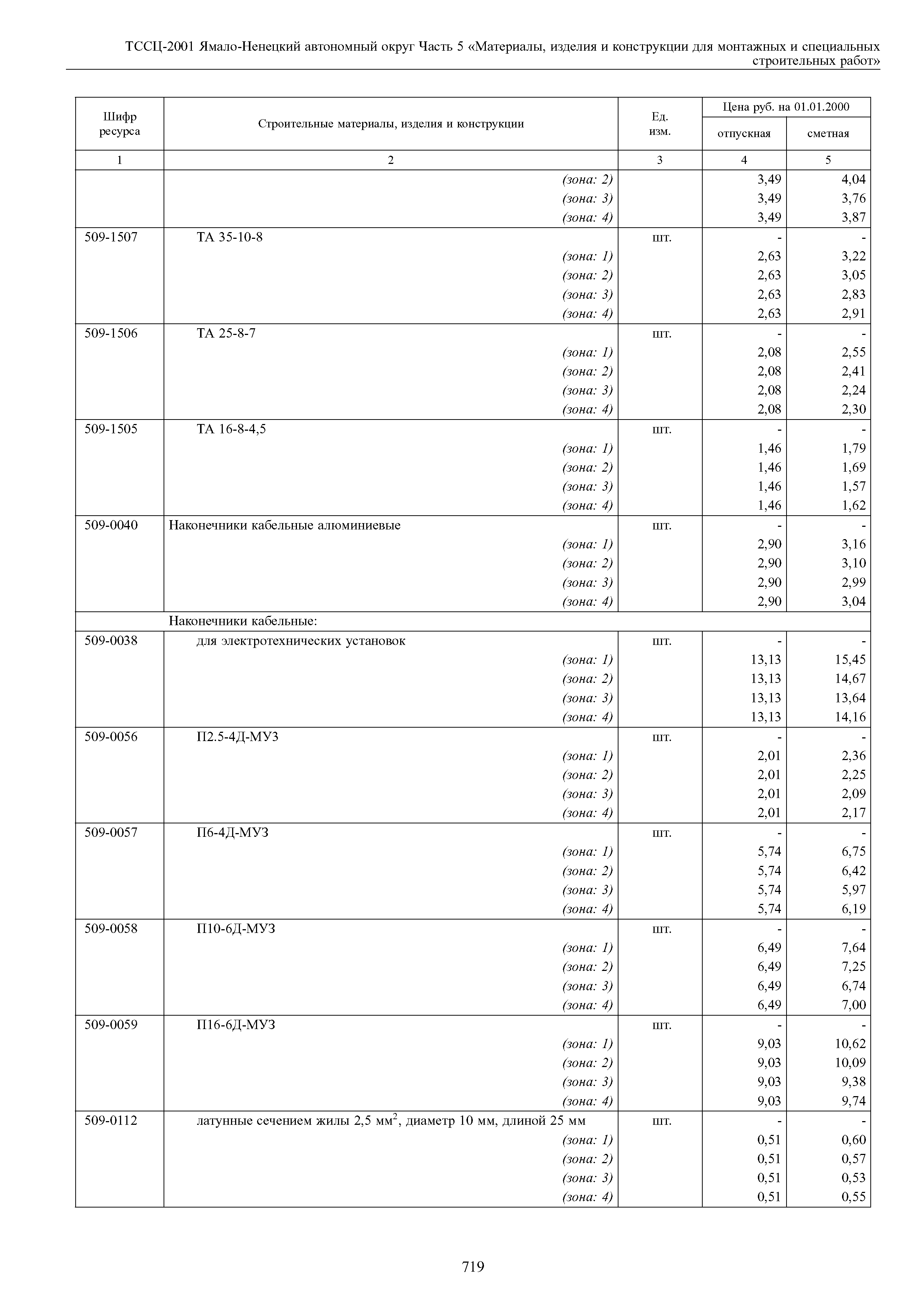 ТССЦ Ямало-Ненецкий автономный округ 05-2001