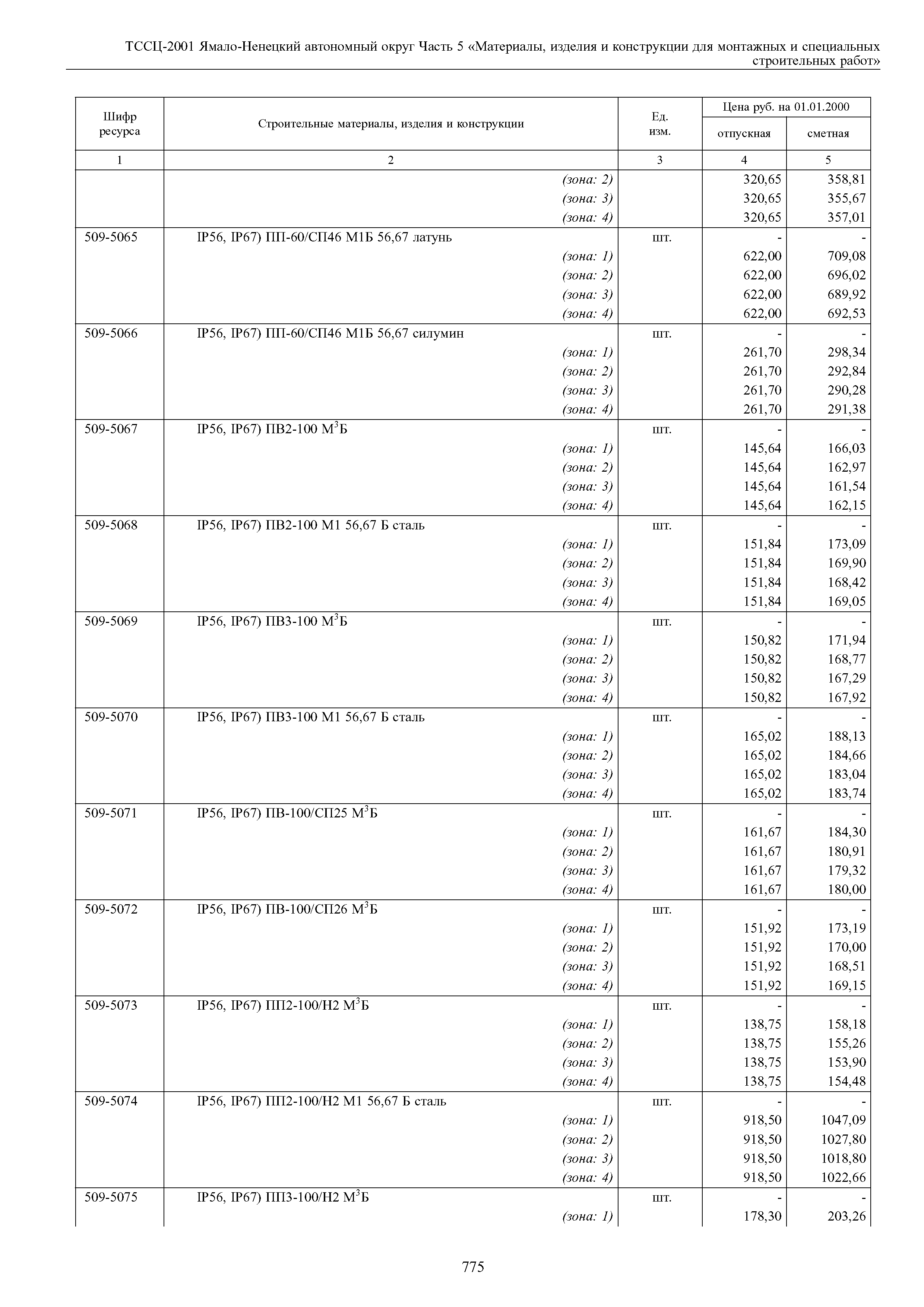 ТССЦ Ямало-Ненецкий автономный округ 05-2001