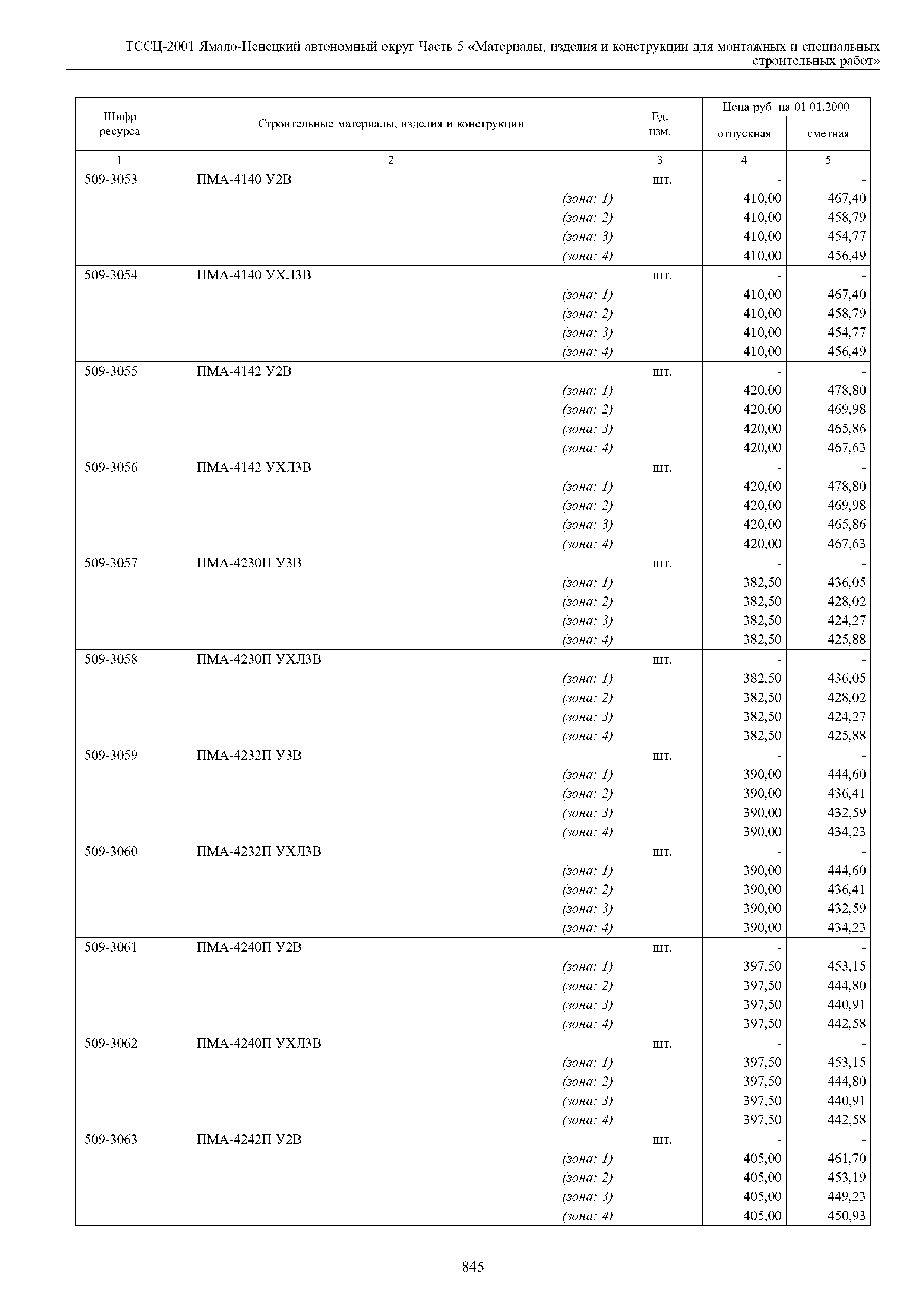 ТССЦ Ямало-Ненецкий автономный округ 05-2001