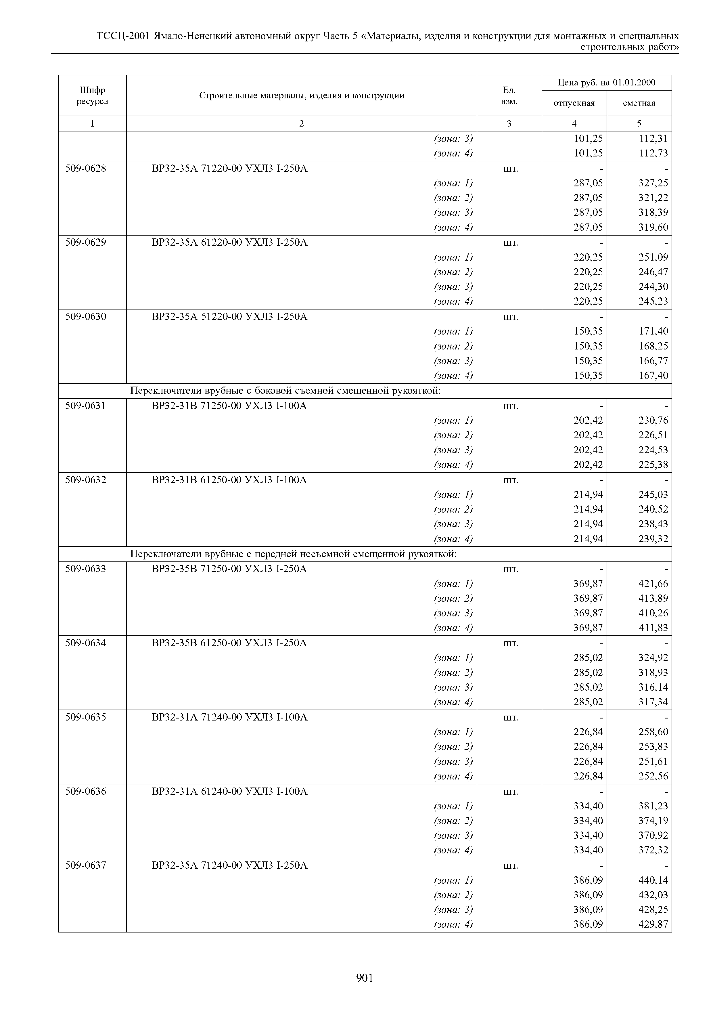 ТССЦ Ямало-Ненецкий автономный округ 05-2001