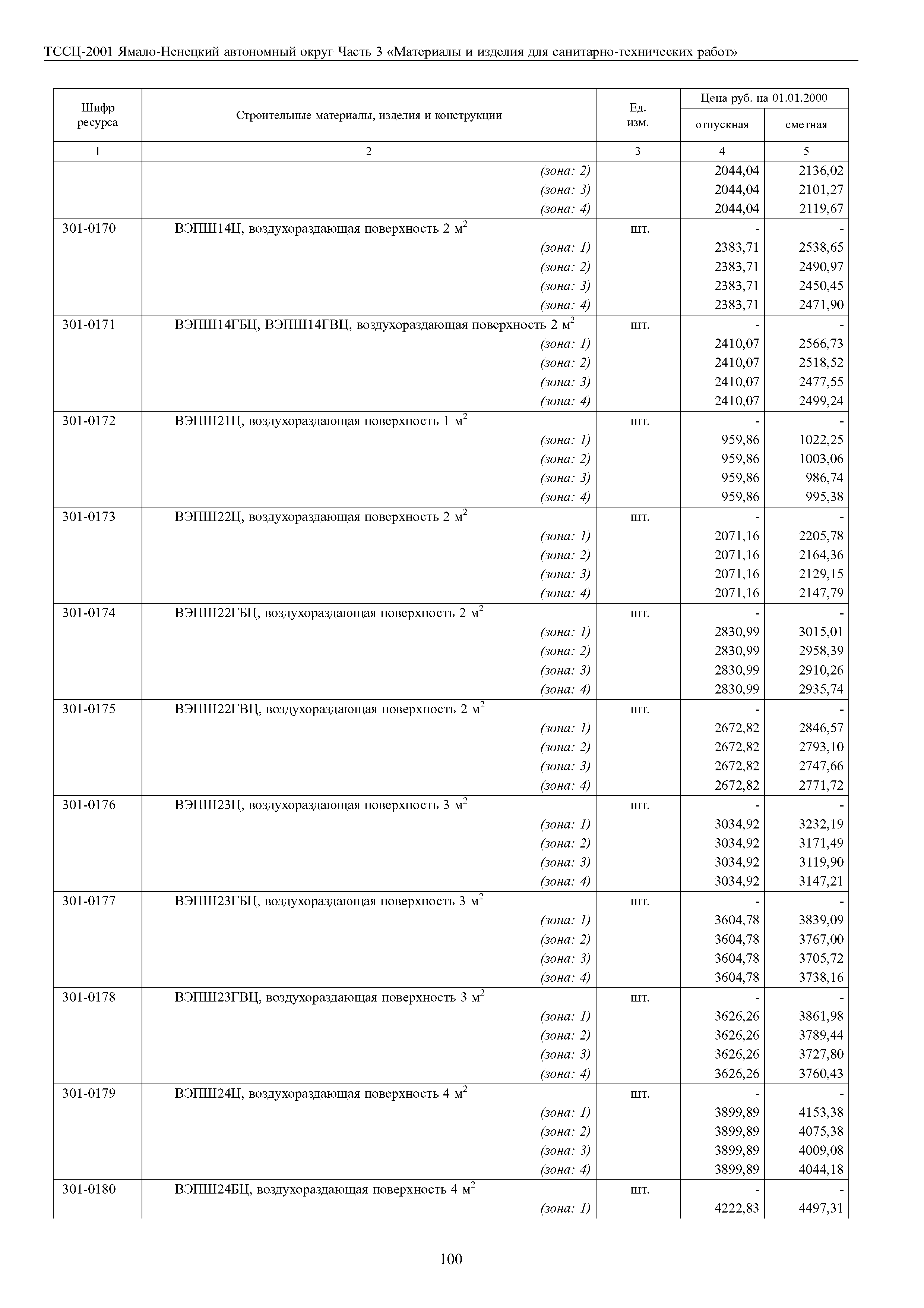 ТССЦ Ямало-Ненецкий автономный округ 03-2001