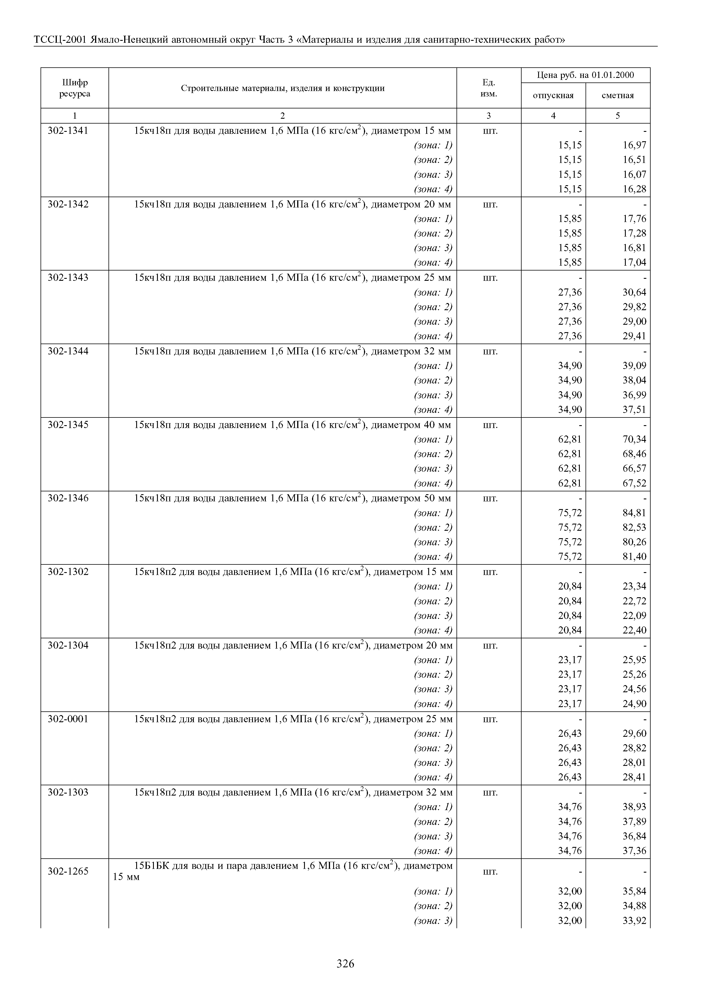 ТССЦ Ямало-Ненецкий автономный округ 03-2001