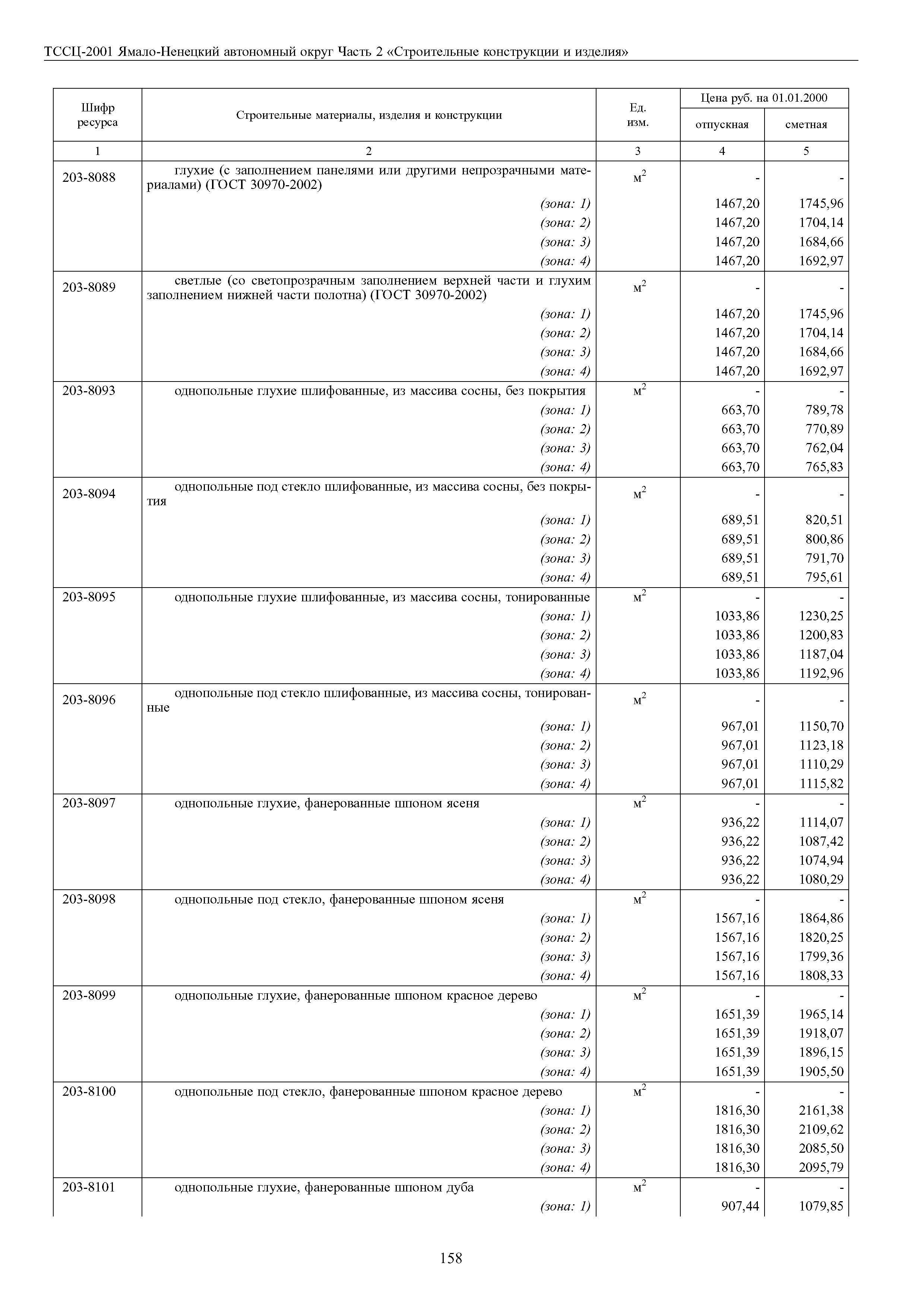 ТССЦ Ямало-Ненецкий автономный округ 02-2001