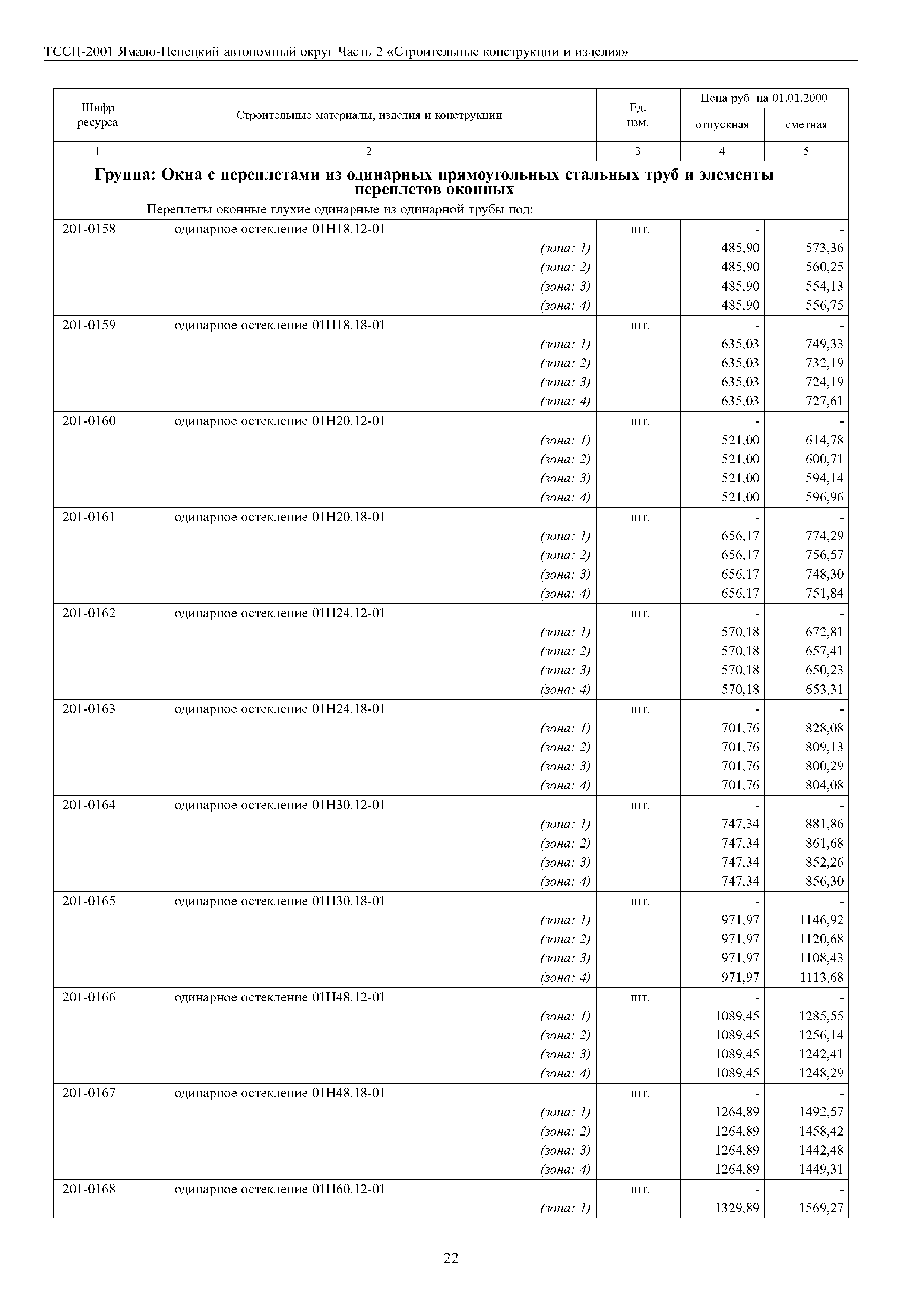 ТССЦ Ямало-Ненецкий автономный округ 02-2001