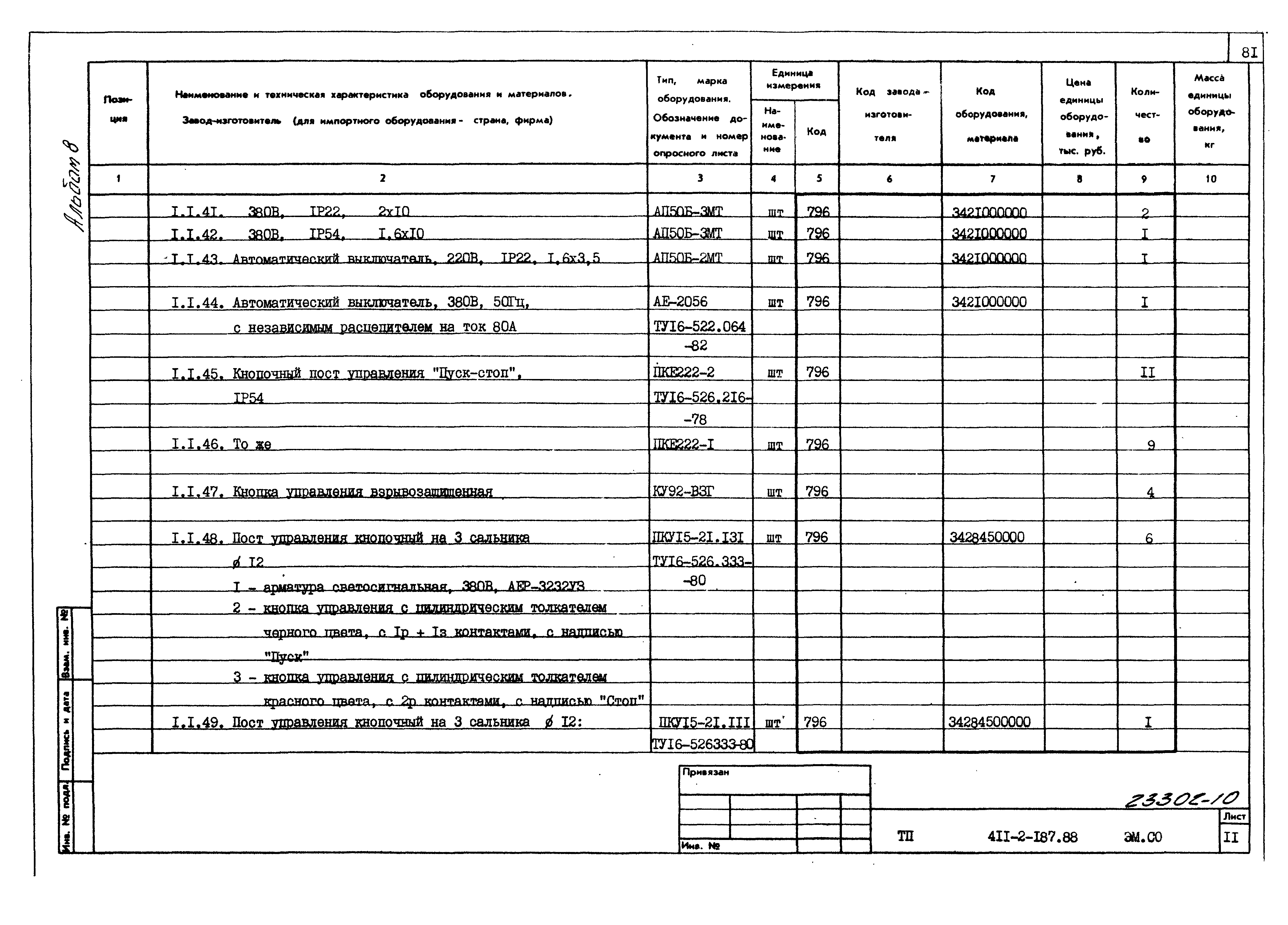 Типовой проект 411-2-187.88
