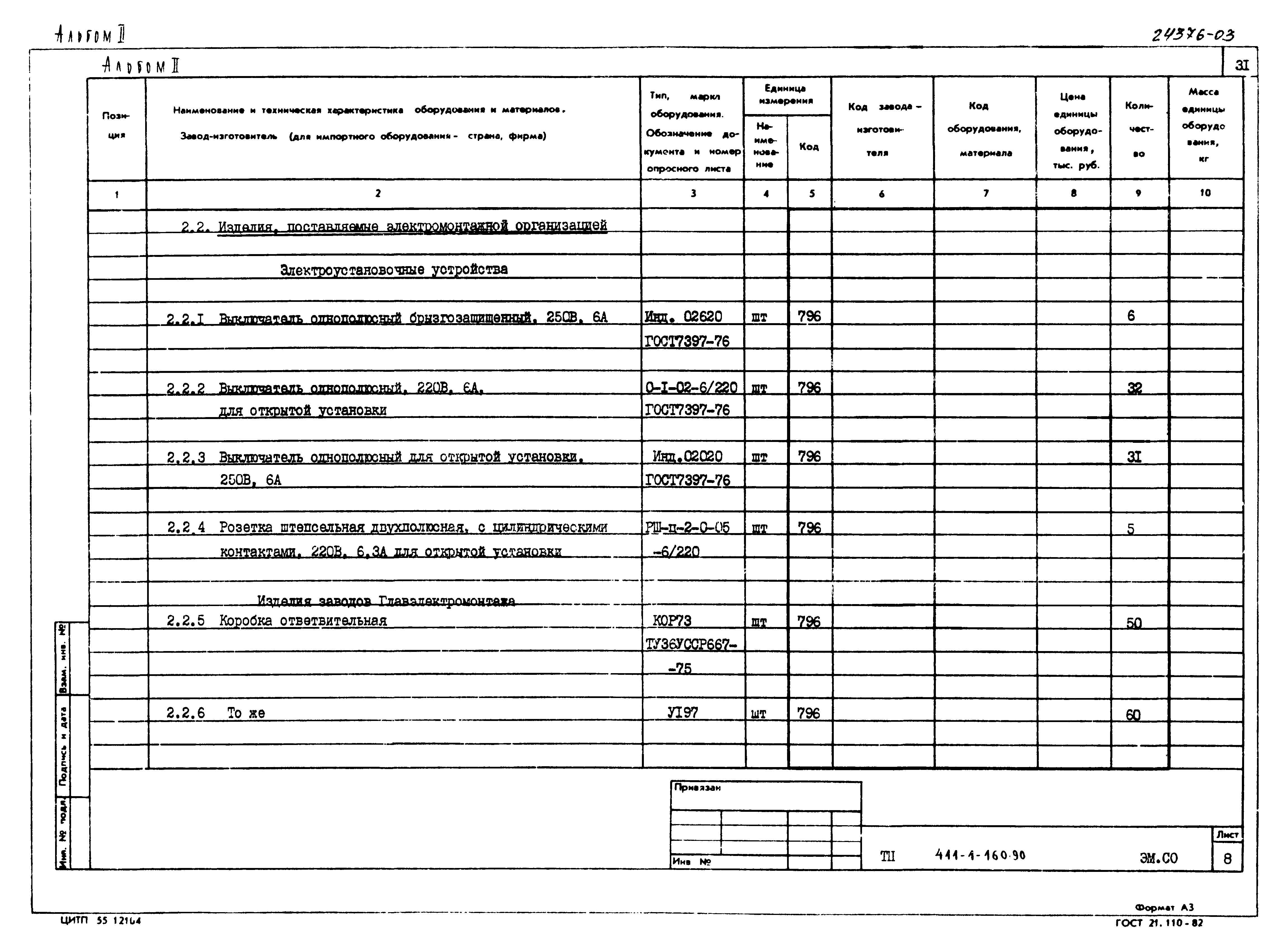Типовой проект 411-1-160.90