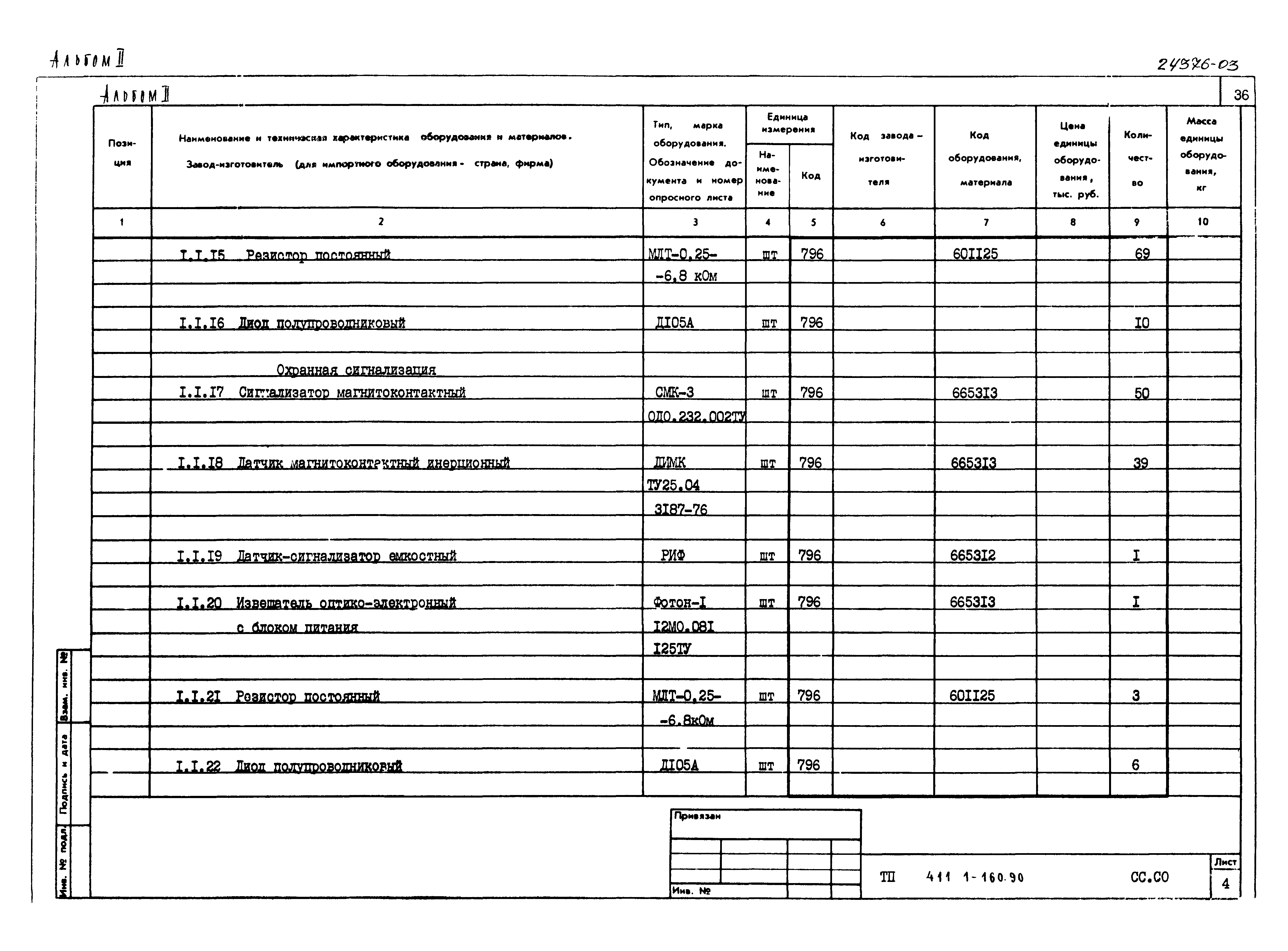 Типовой проект 411-1-160.90