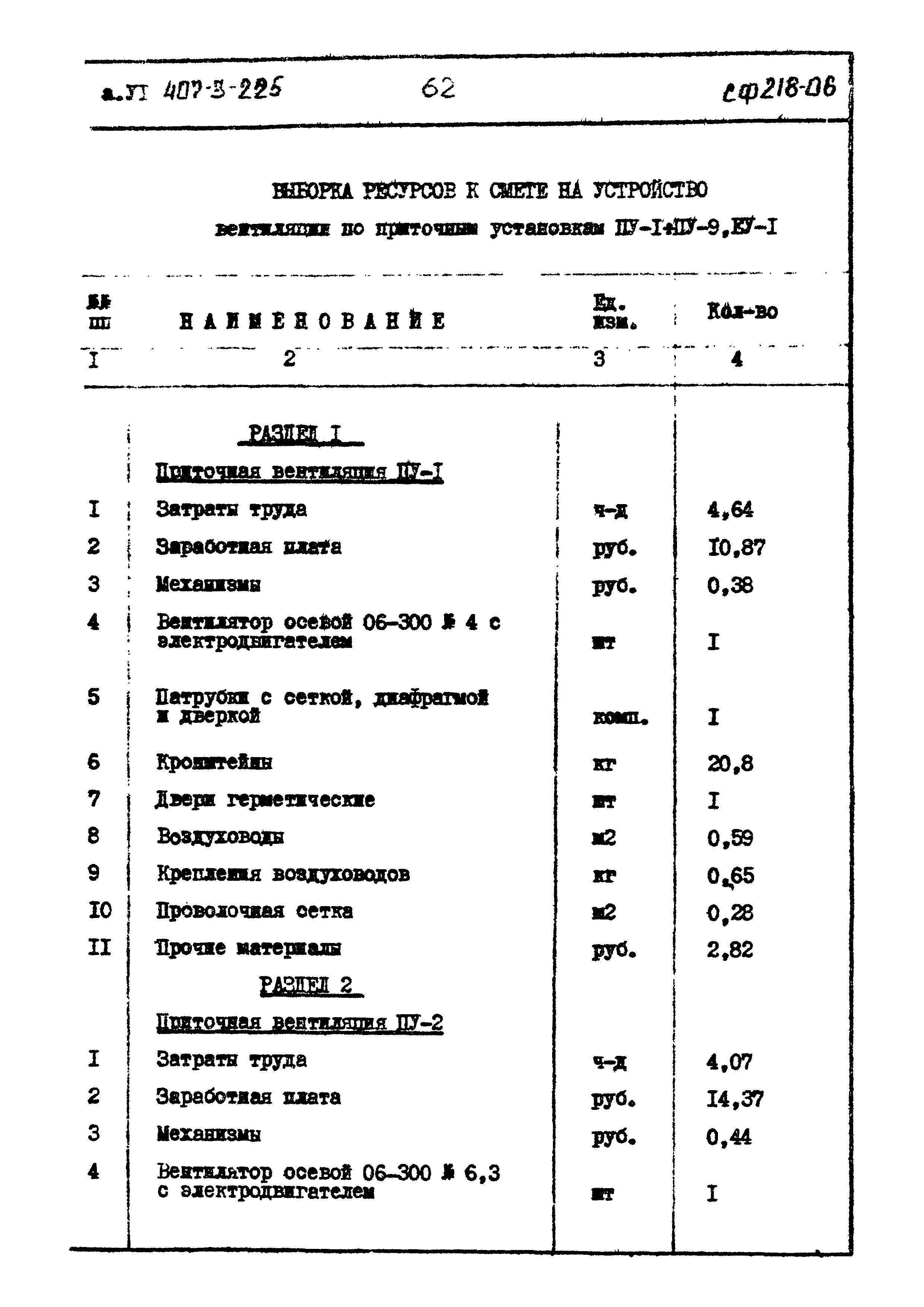 Типовой проект 407-3-225