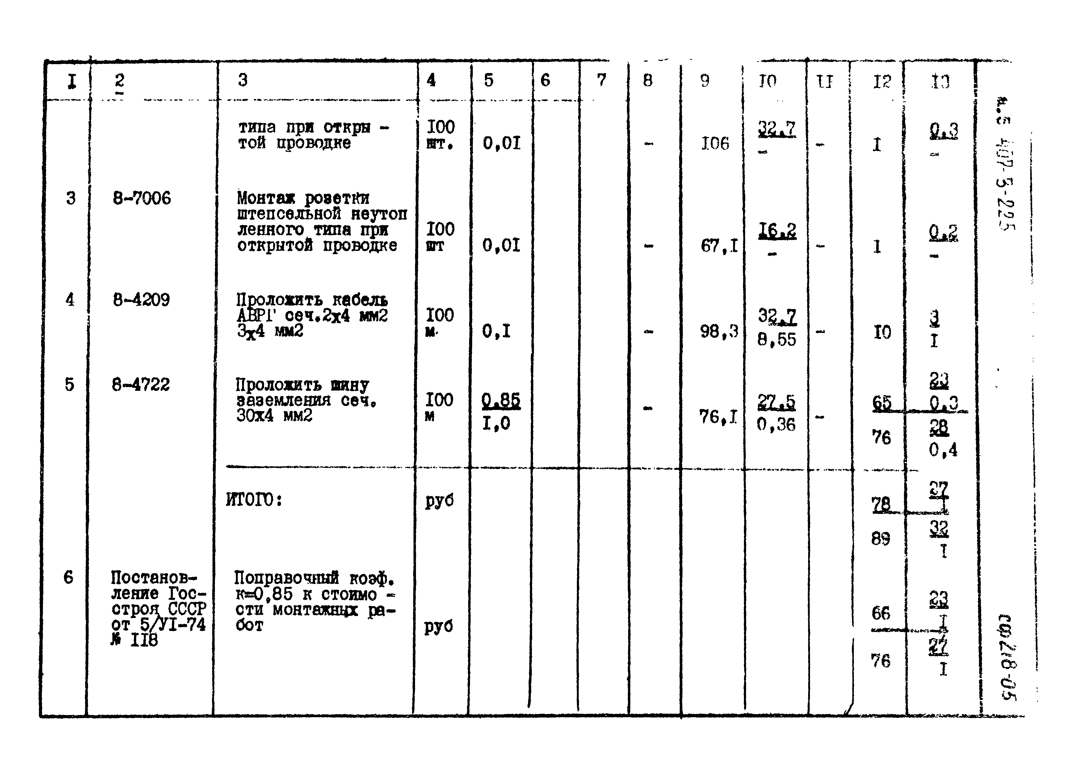 Типовой проект 407-3-225