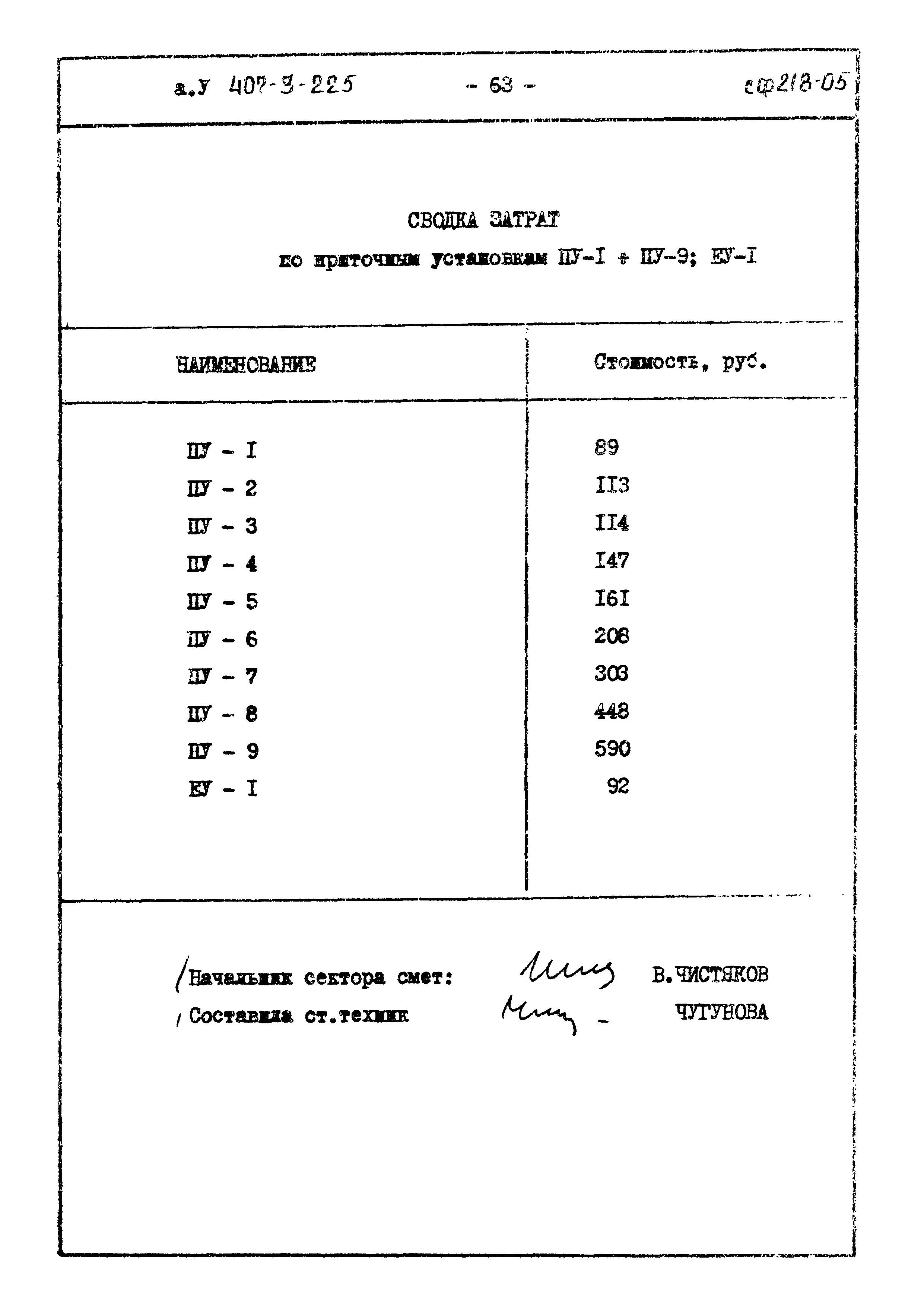 Типовой проект 407-3-225