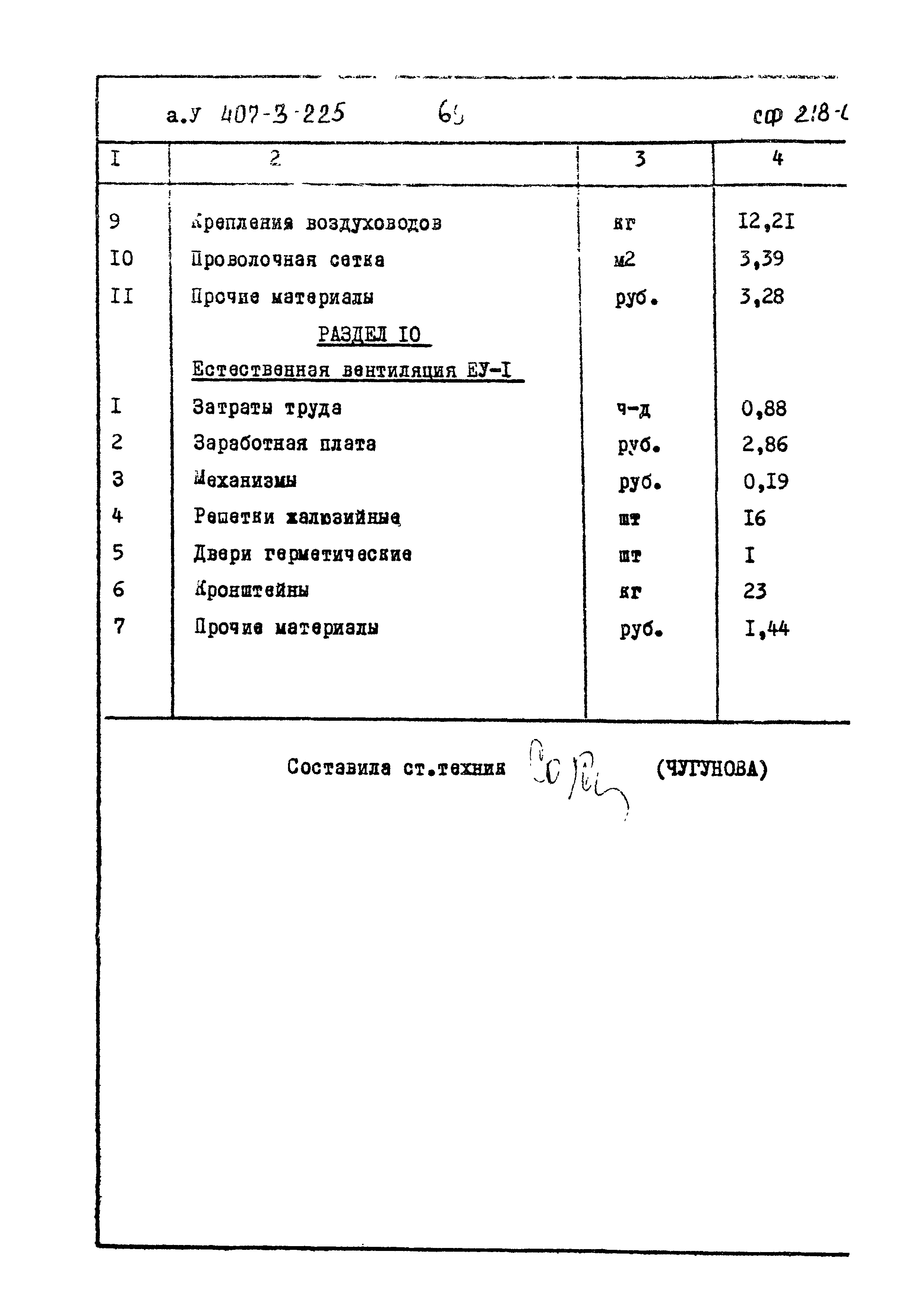 Типовой проект 407-3-225