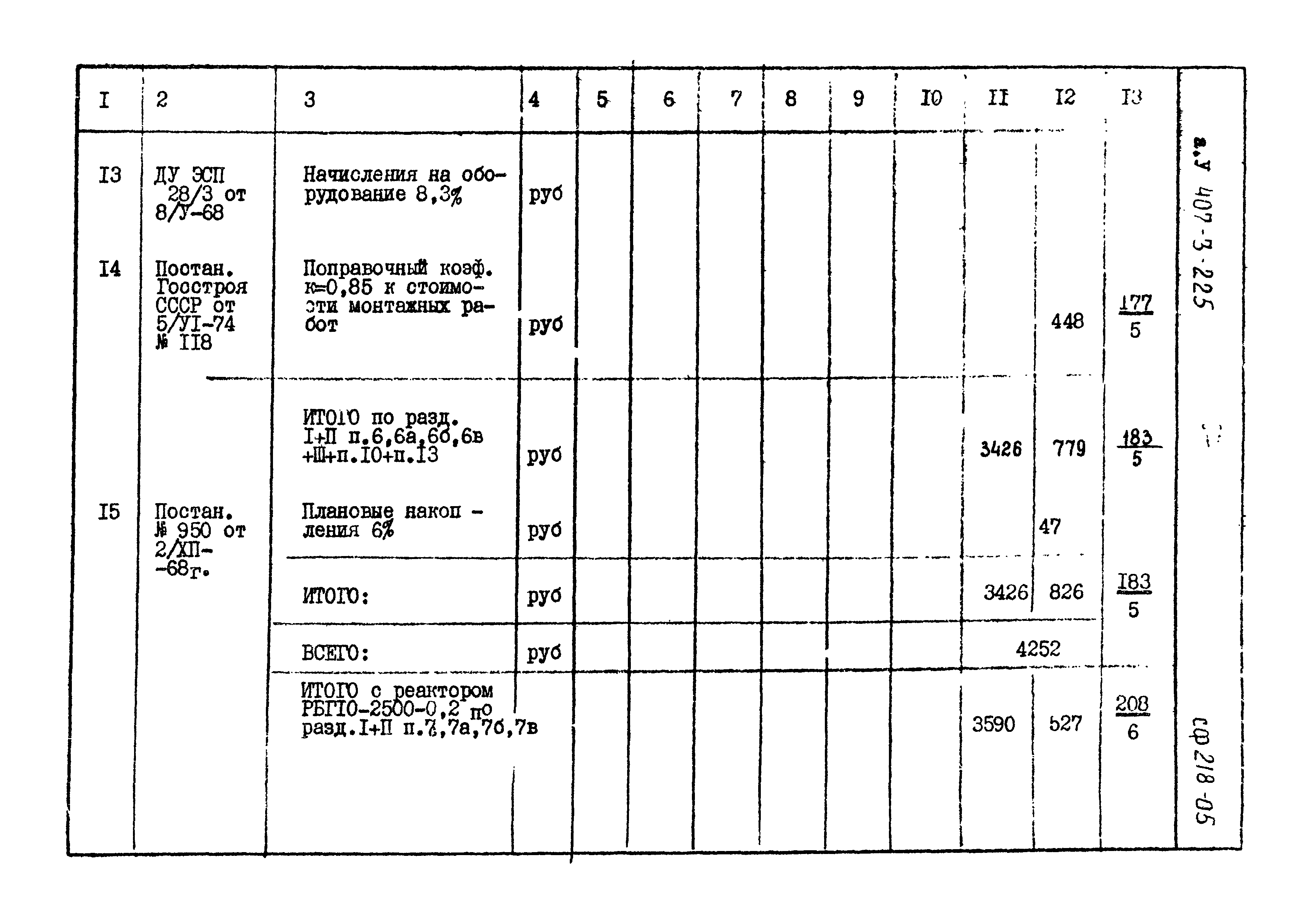 Типовой проект 407-3-225