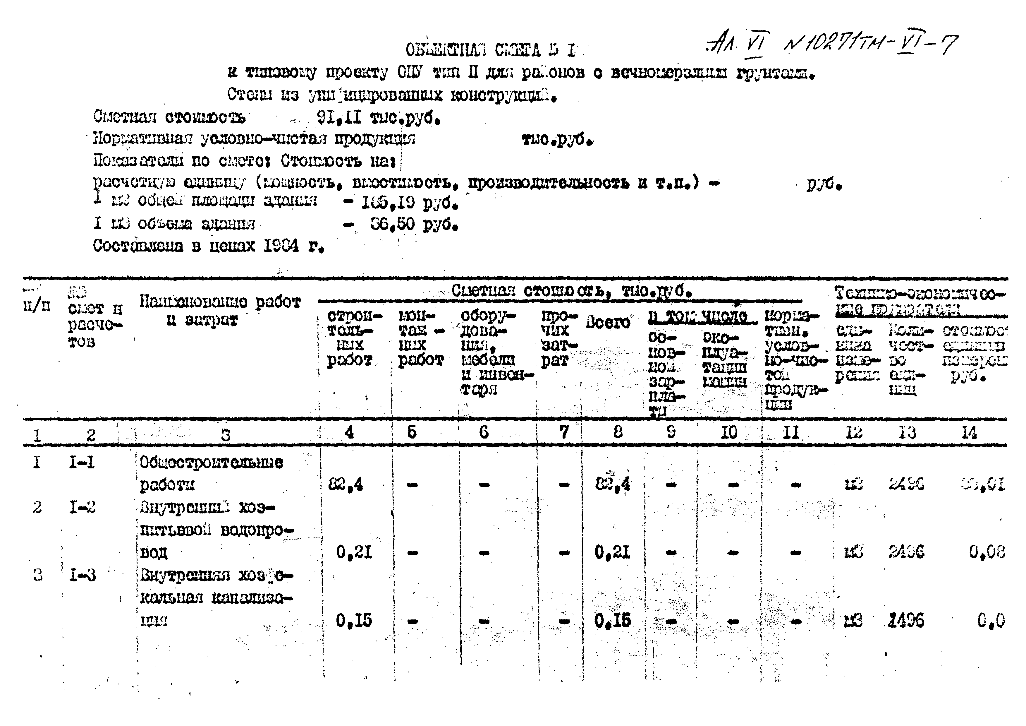 Типовой проект 407-3-396м.86