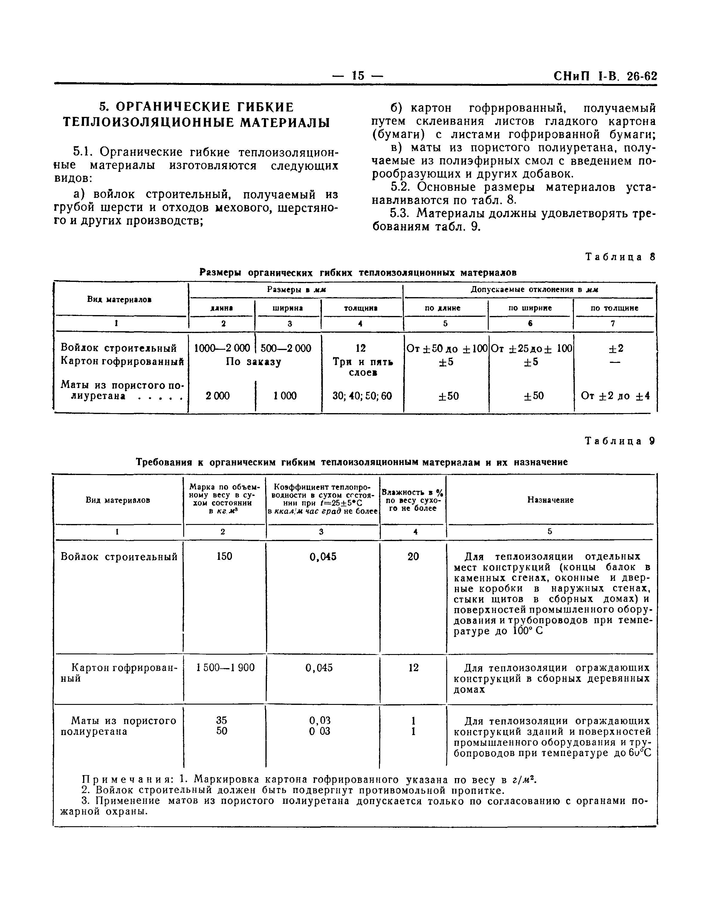 СНиП I-В.26-62