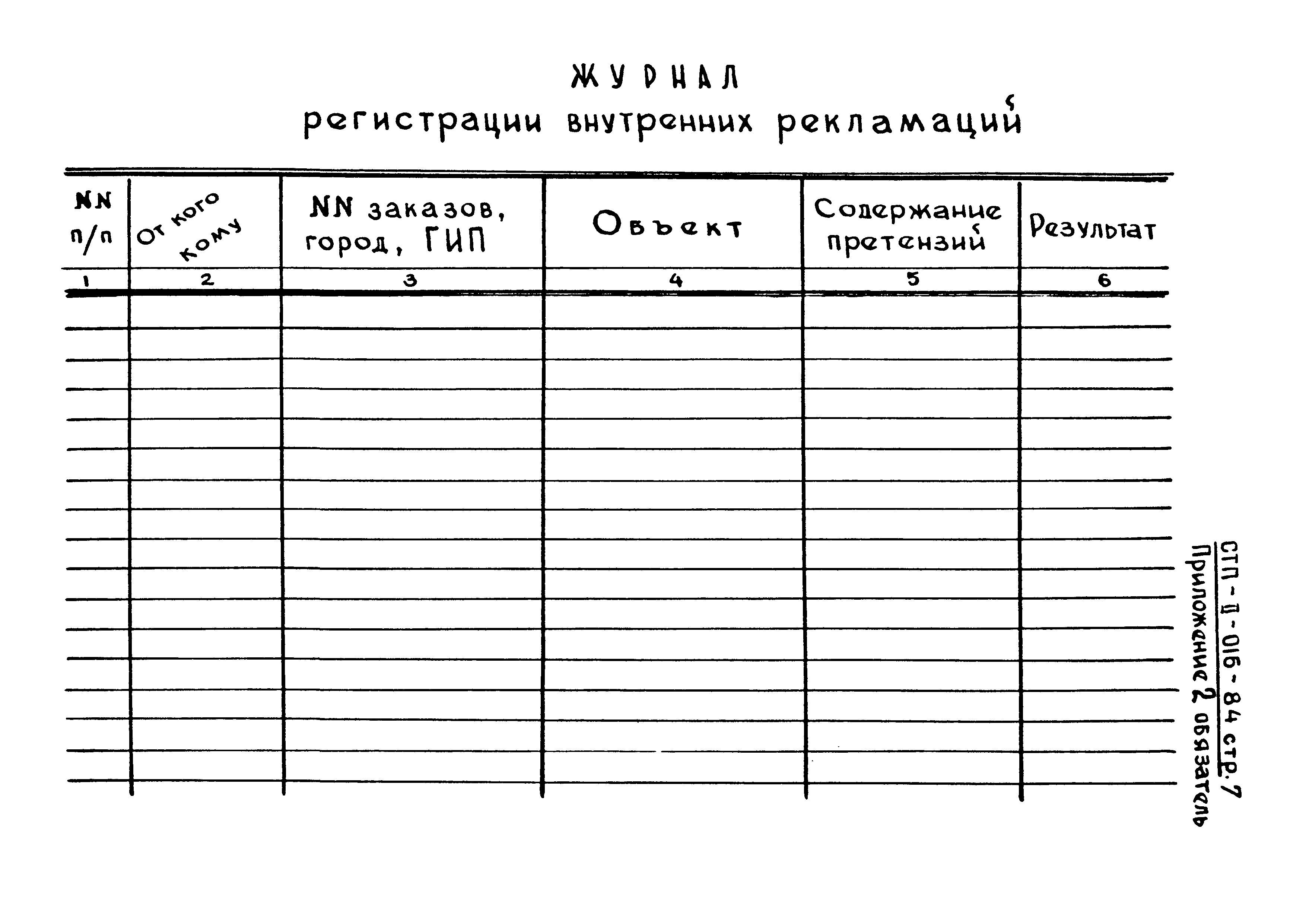 СТП II-016-84