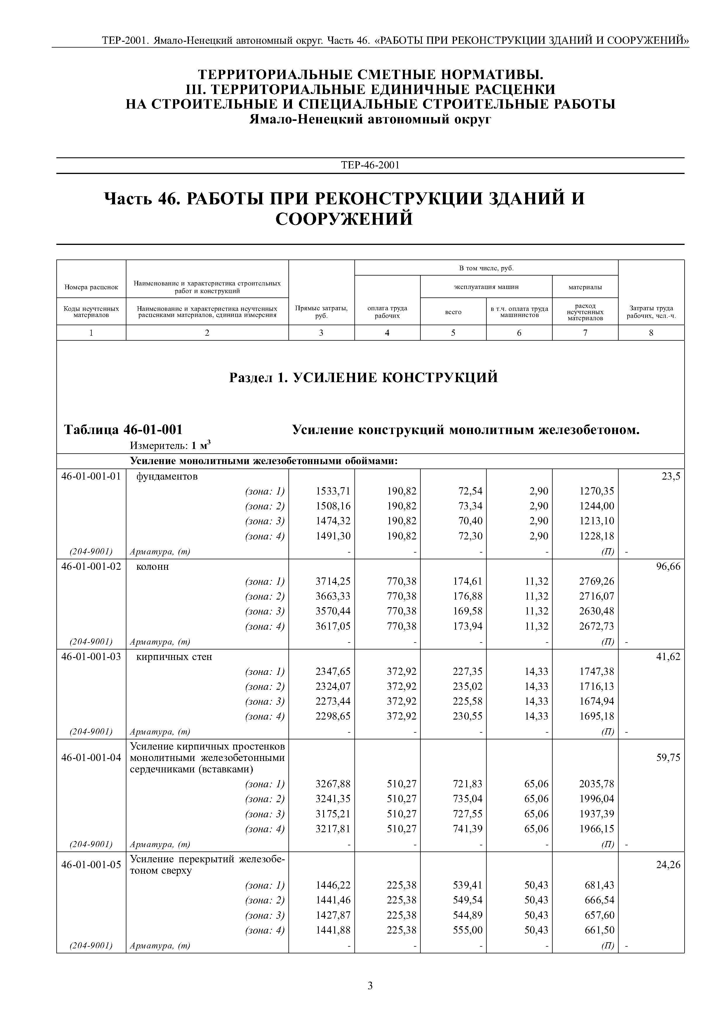 ТЕР Ямало-Ненецкий автономный округ 46-2001