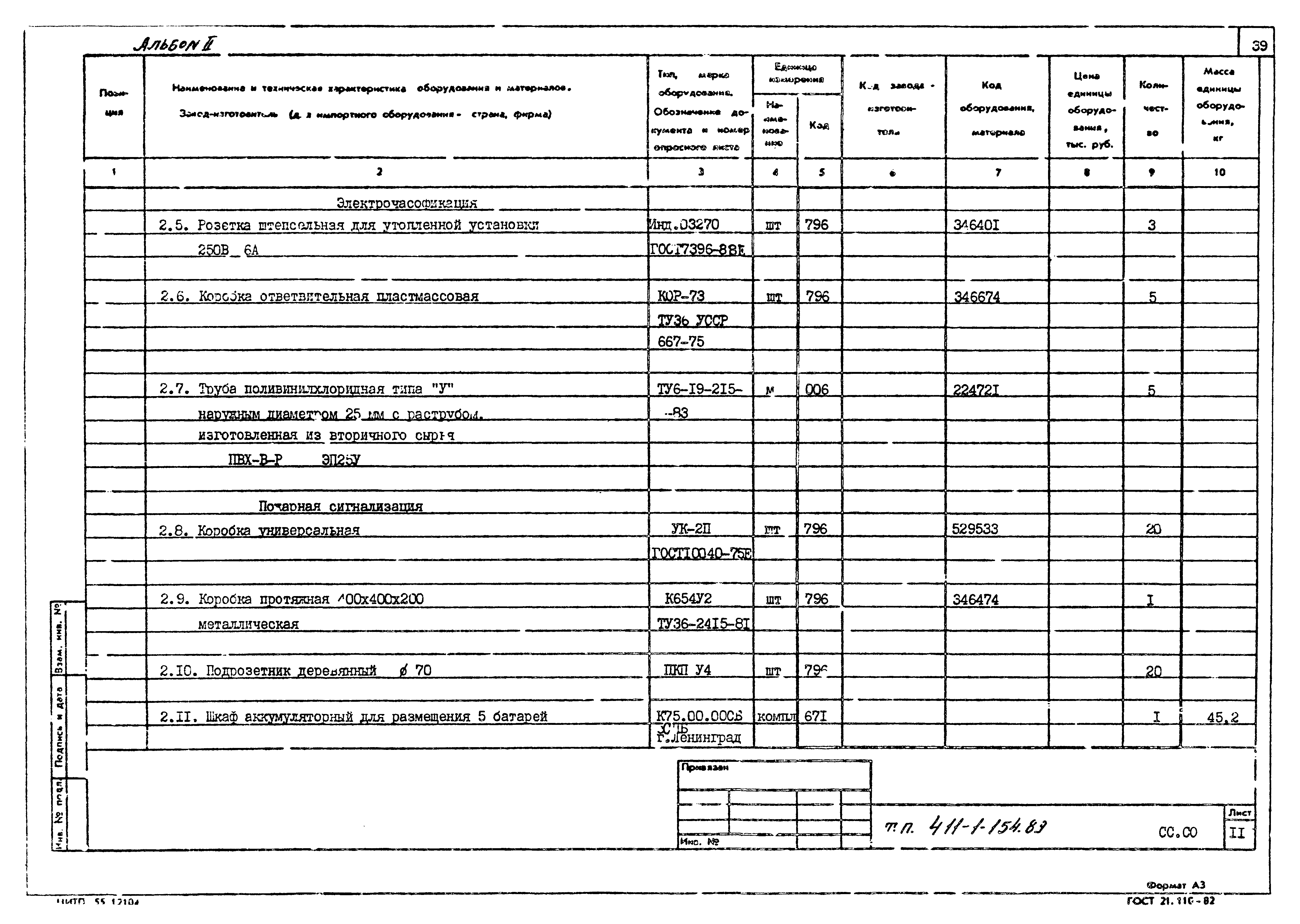 Типовой проект 411-1-154.89