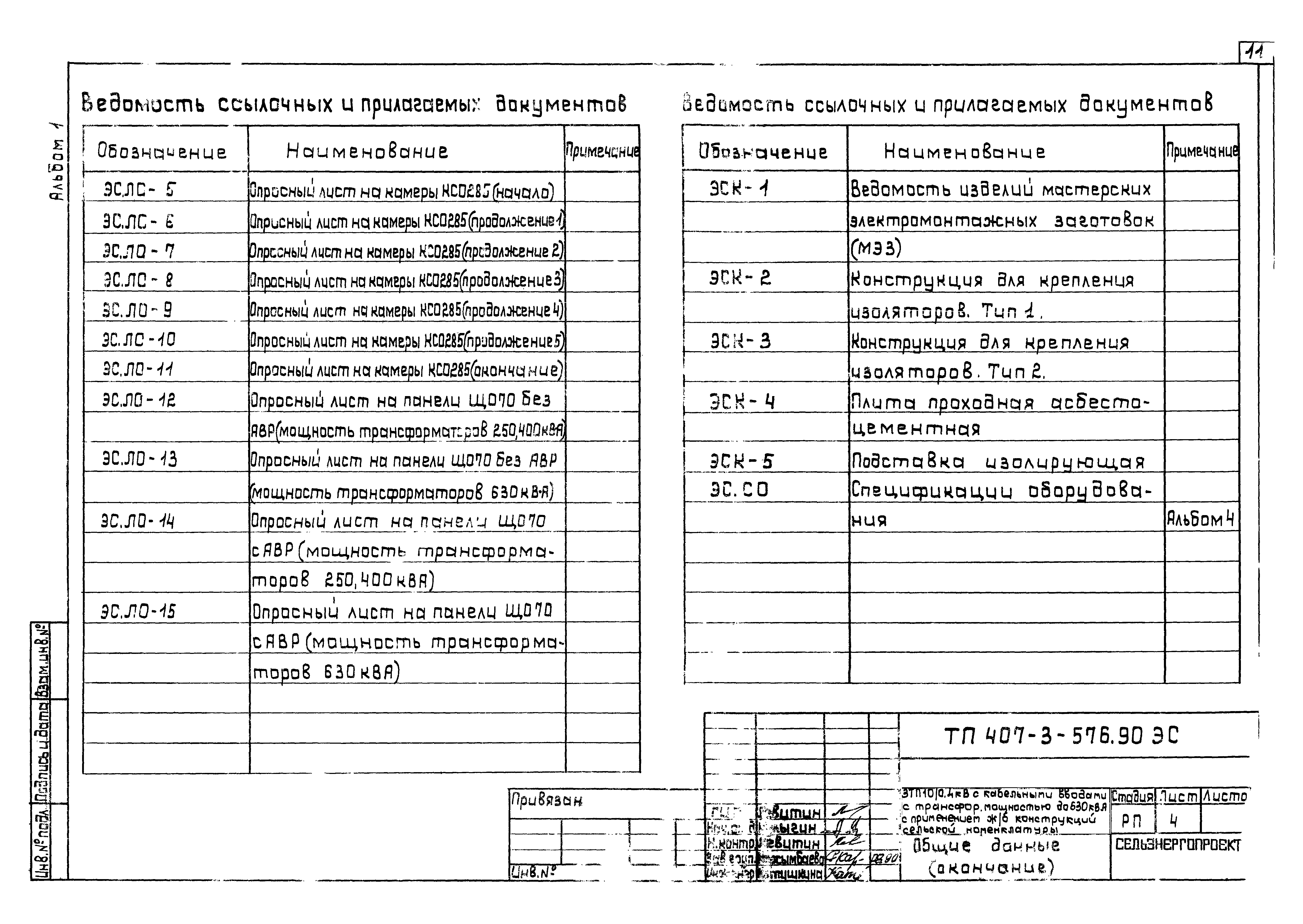 Типовой проект 407-3-576.90